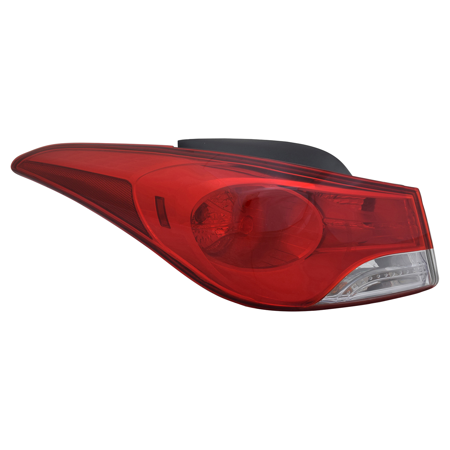 Left Driver Side Tail Light For 11-13 Hyundai Elantra; CAPA Certified