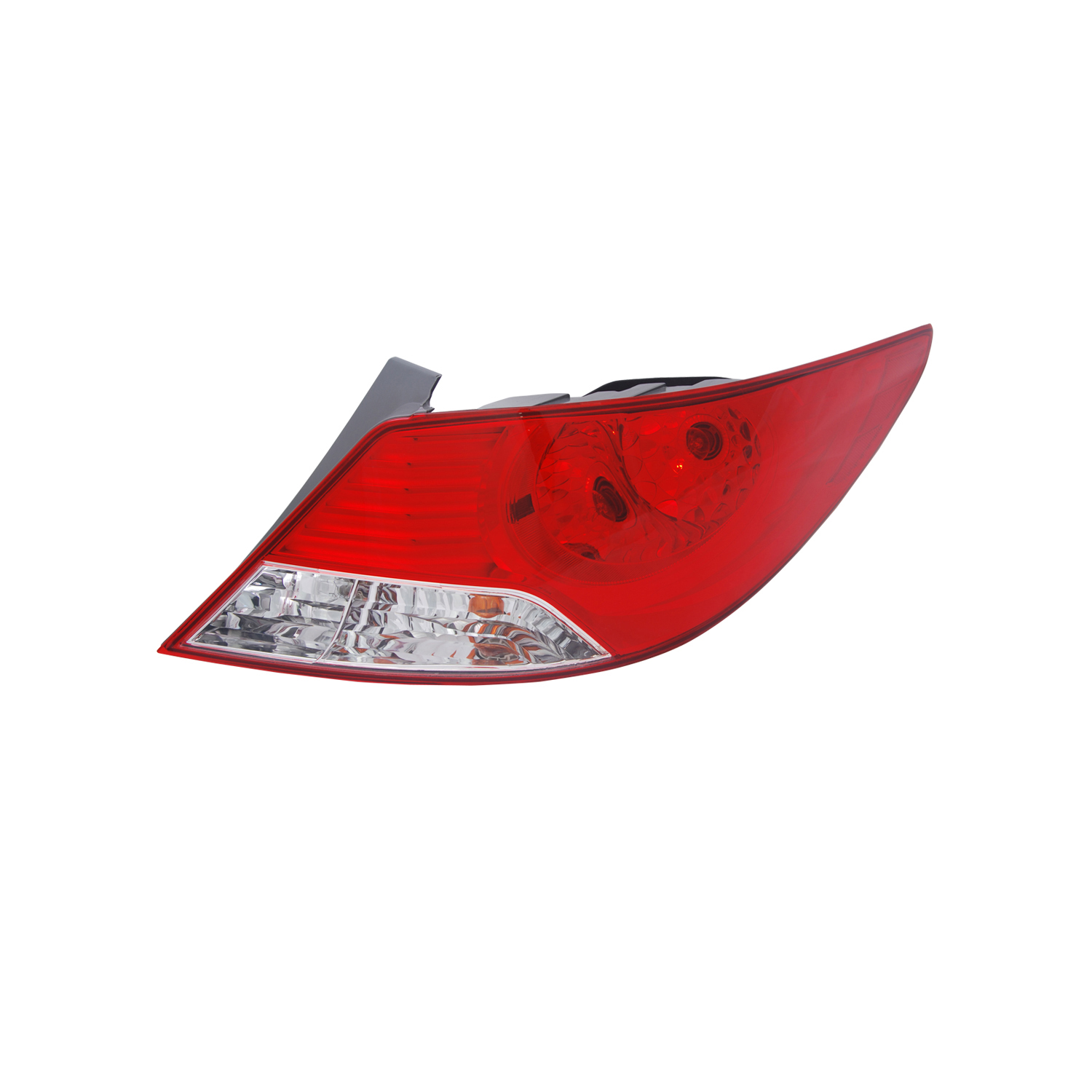 Right Passenger Side Tail Light For 12-14 Hyundai Accent; CAPA Certified