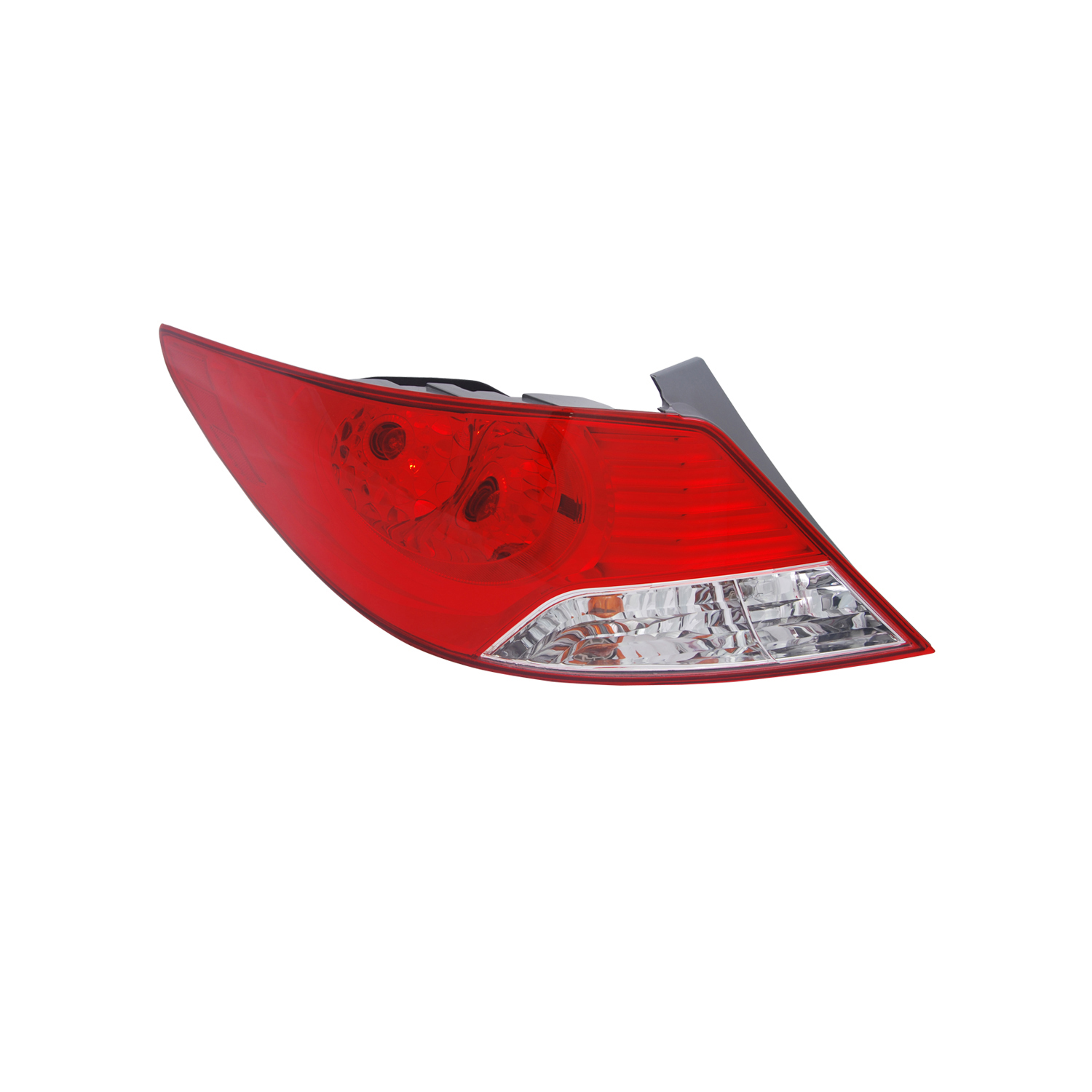 Left Driver Side Tail Light For 12-14 Hyundai Accent; CAPA Certified