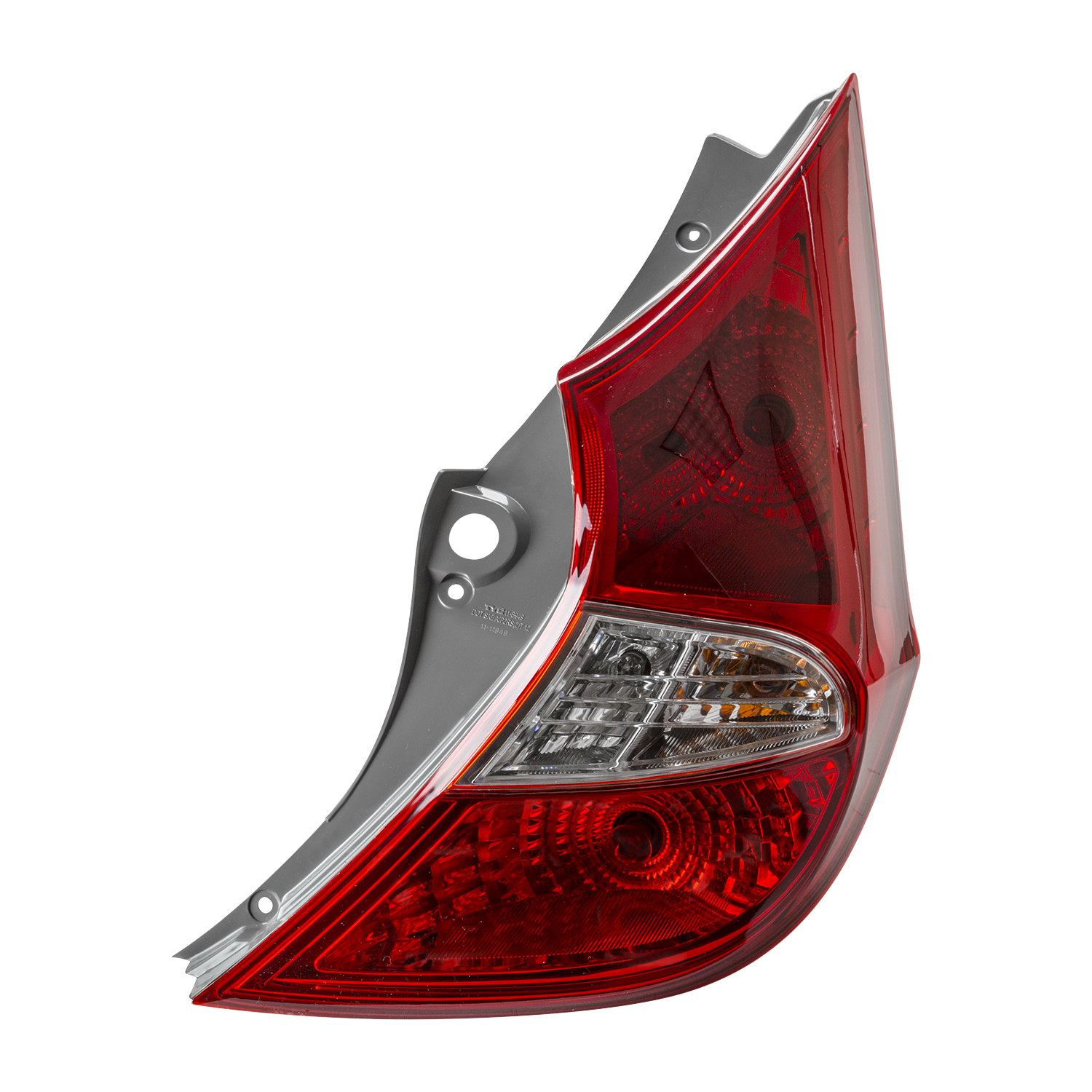 Right Passenger Side Tail Light For 12-17 Hyundai Accent; CAPA Certified