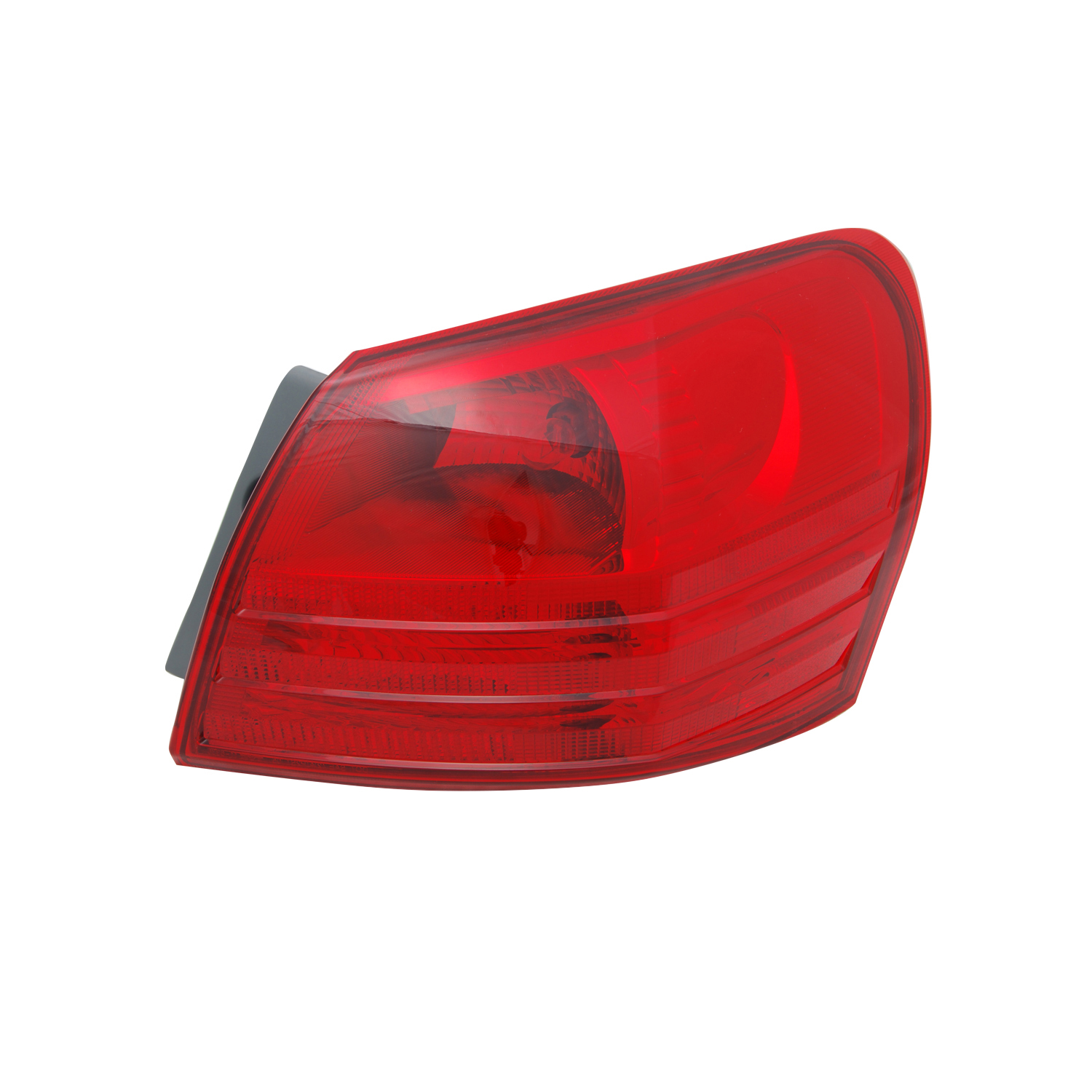 Right Passenger Side Tail Light For 08-13 Nissan Rogue, 14-15 Nissan Rogue Select; CAPA Certified