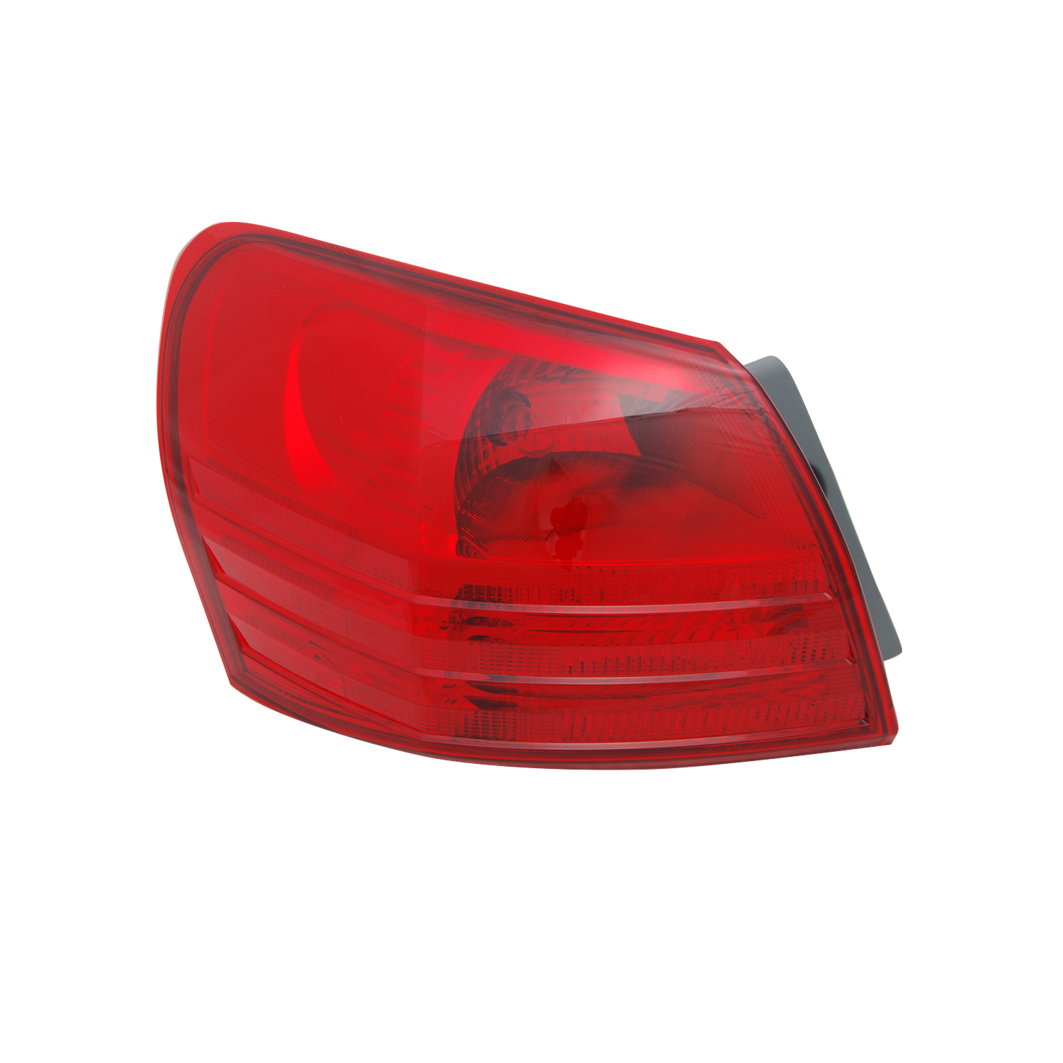 Left Driver Side Tail Light For 08-13 Nissan Rogue, 14-15 Nissan Rogue Select; CAPA Certified