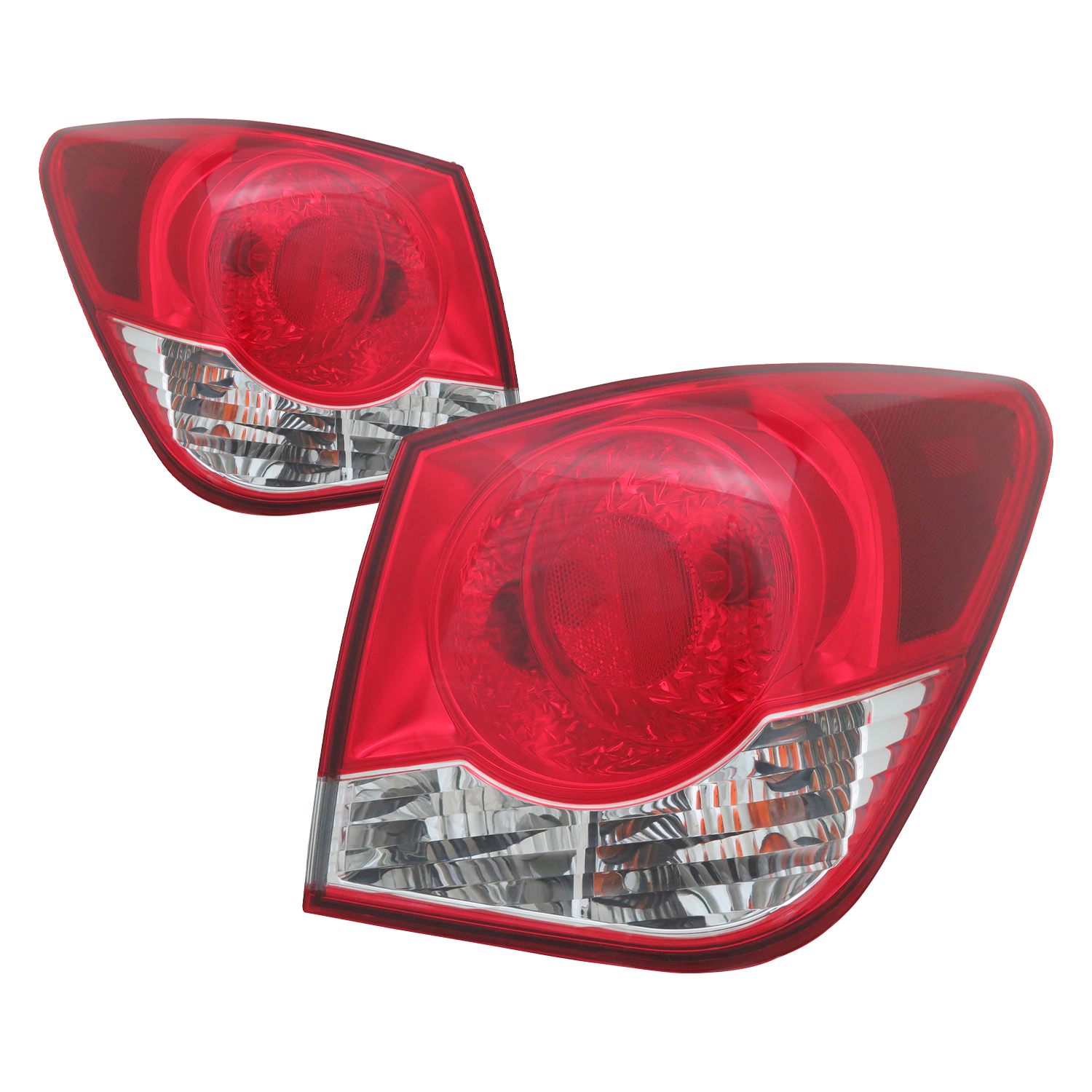 Tail Light Set For 11-15 Chevrolet Cruze, 16 Chevrolet Cruze Limited; CAPA Certified