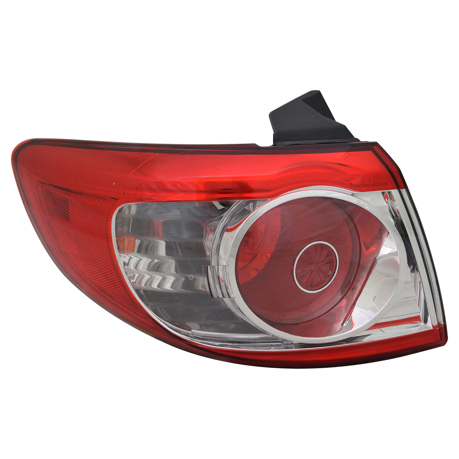 Left Driver Side Tail Light For 10-12 Hyundai Santa Fe; CAPA Certified