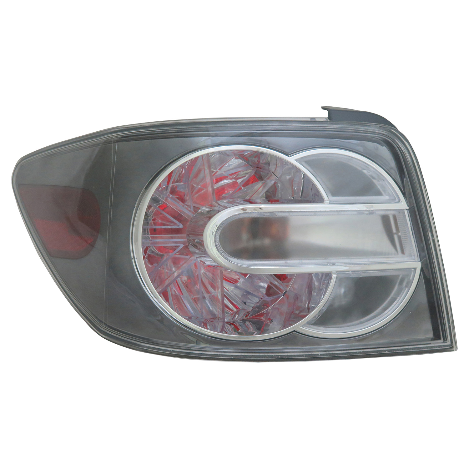 Left Driver Side Tail Light For 10-12 Mazda CX-7; CAPA Certified