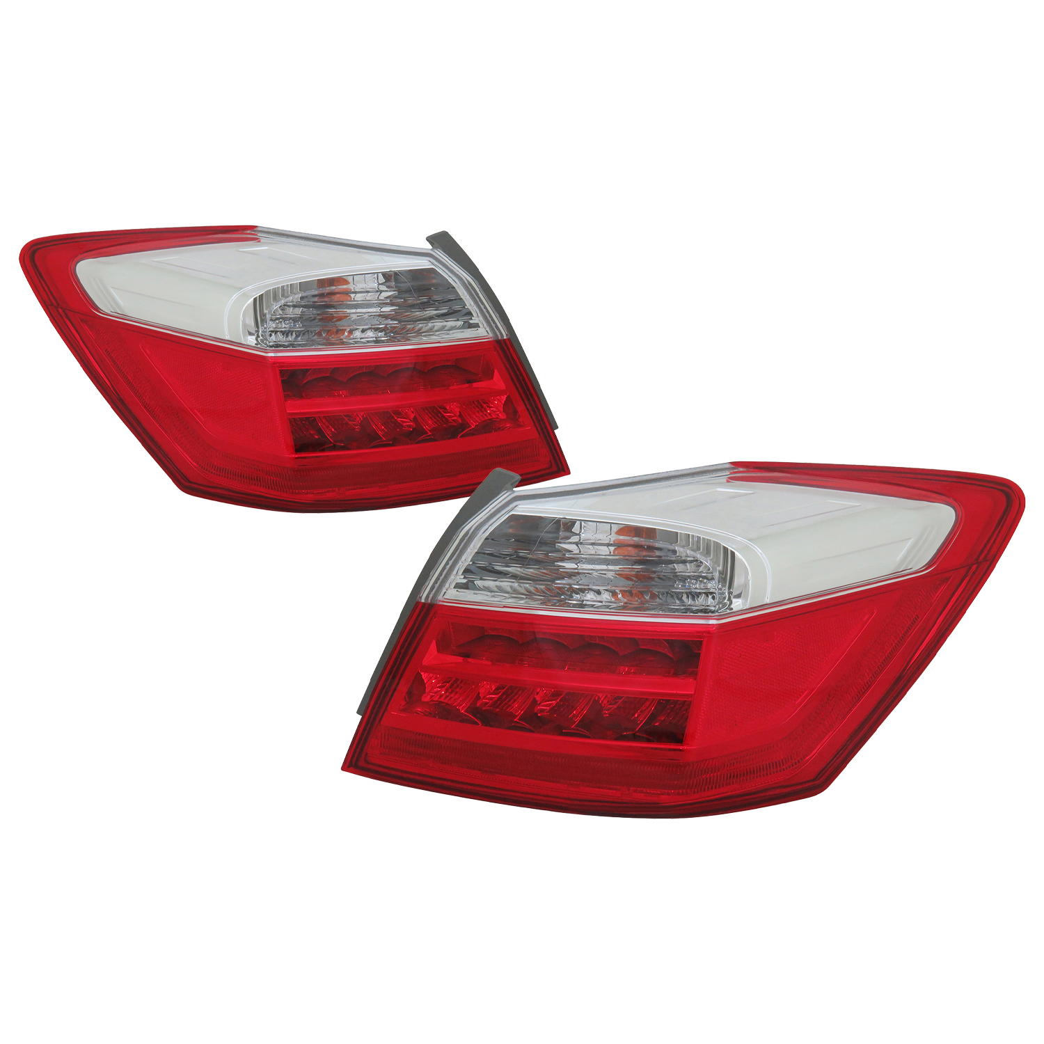 Tail Light Set For 13-15 Honda Accord; CAPA Certified