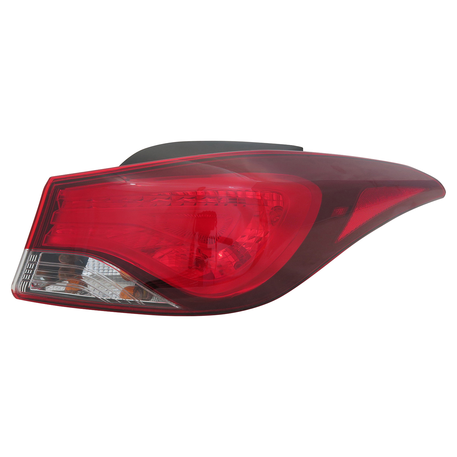 Right Passenger Side Tail Light For 14-16 Hyundai Elantra; CAPA Certified