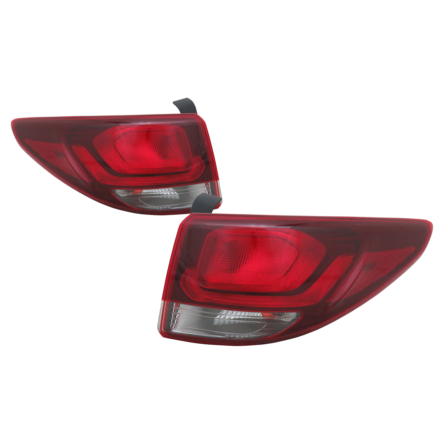Tail Light Set For 17-18 Hyundai Santa Fe, 17-19 Hyundai Santa Fe XL; CAPA Certified