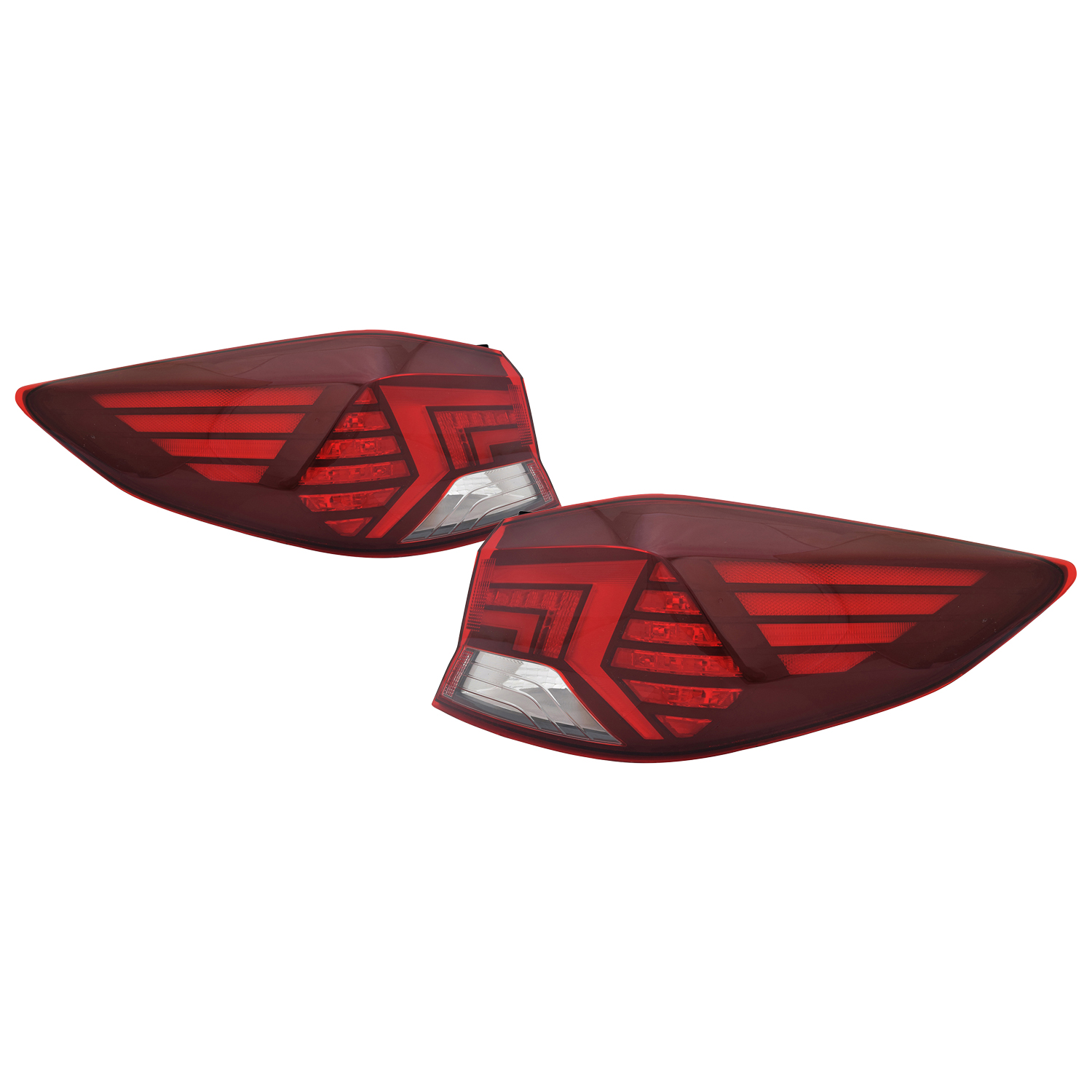 Tail Light Set For 19-20 Hyundai Elantra; CAPA Certified