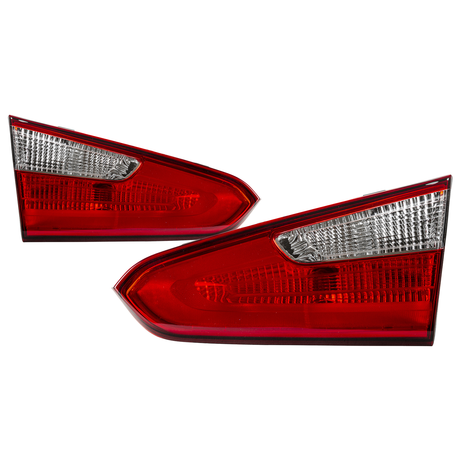 Tail Light Set For 14-16 Kia Forte; CAPA Certified