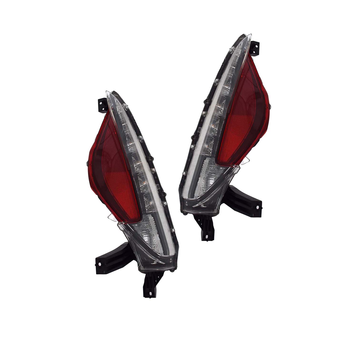 Back Up Light Set For 17-22 Toyota Prius Prime; CAPA Certified