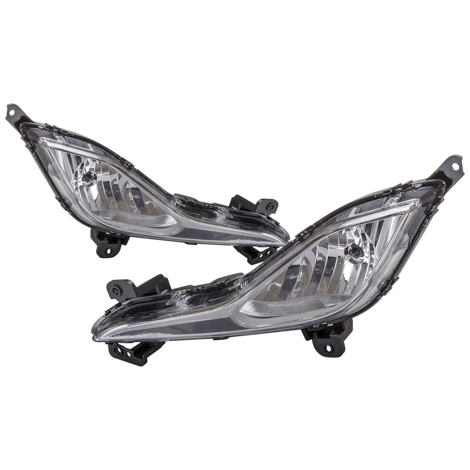 Fog Light Set For 13-17 Hyundai Elantra GT; CAPA Certified