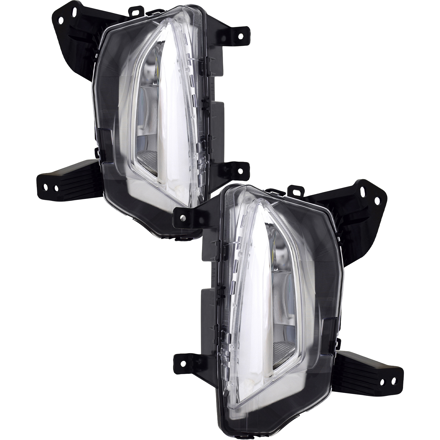 Fog Light Set For 22-24 Chevrolet Equinox; CAPA Certified