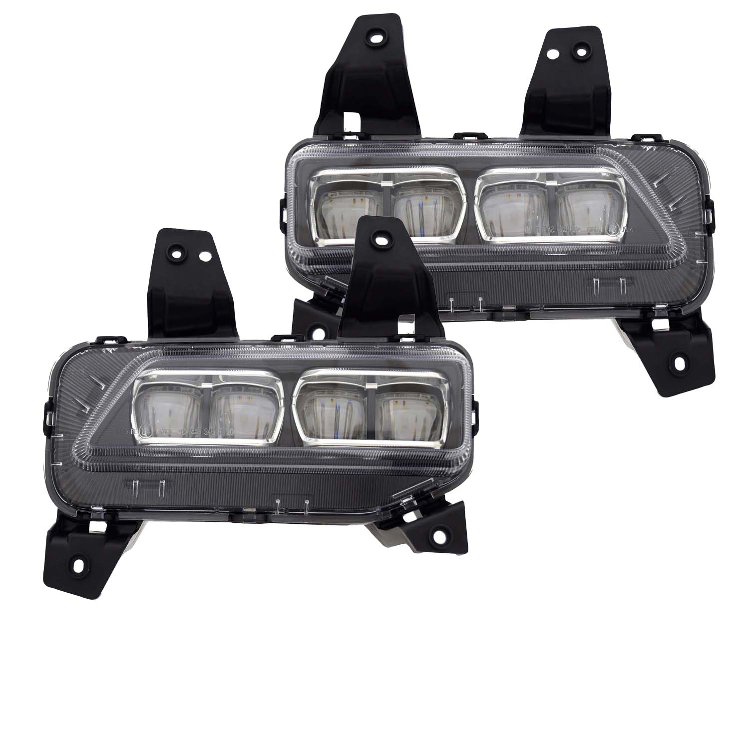 Fog Light Set For 20-22 Kia Telluride; CAPA Certified