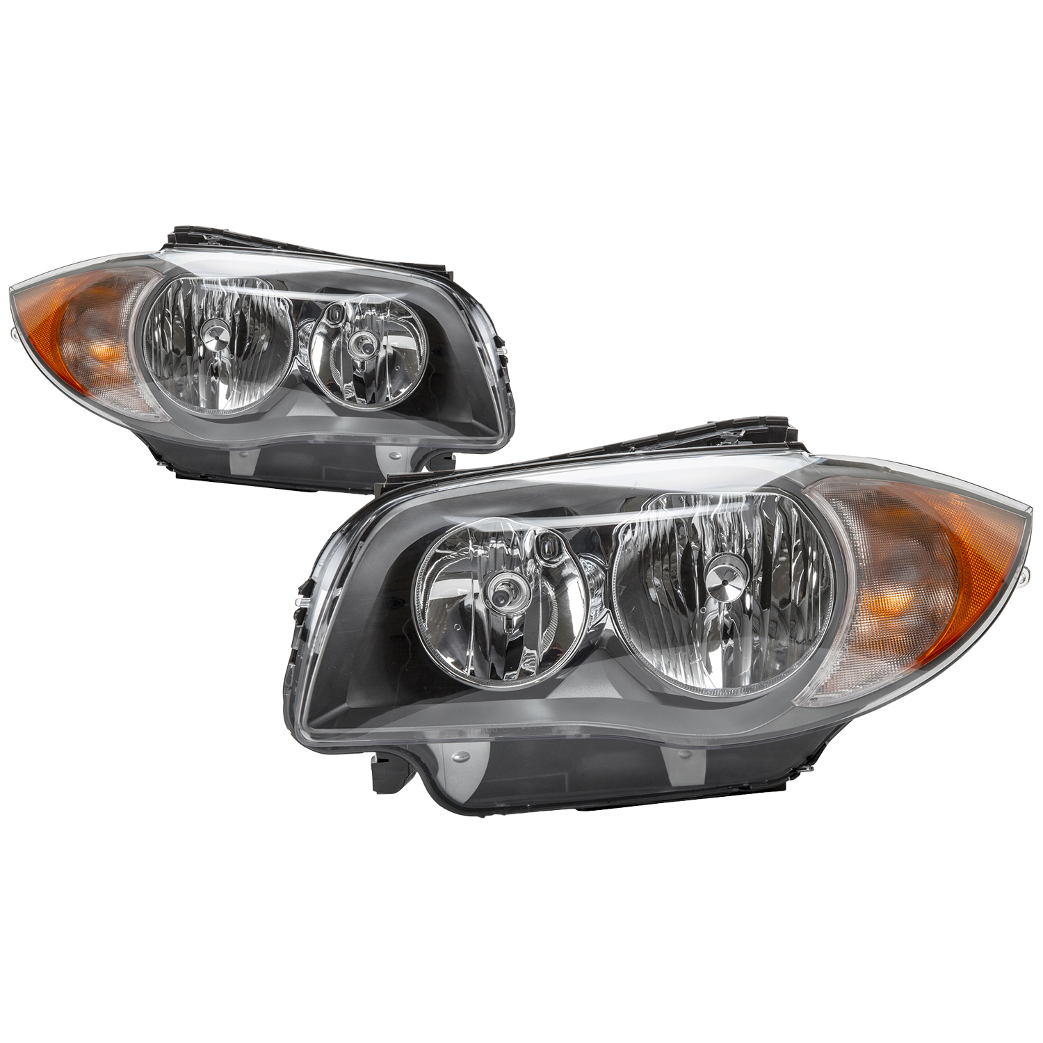 Headlight Set For 08-12 BMW 128i, 08-12 BMW 135i; CAPA Certified