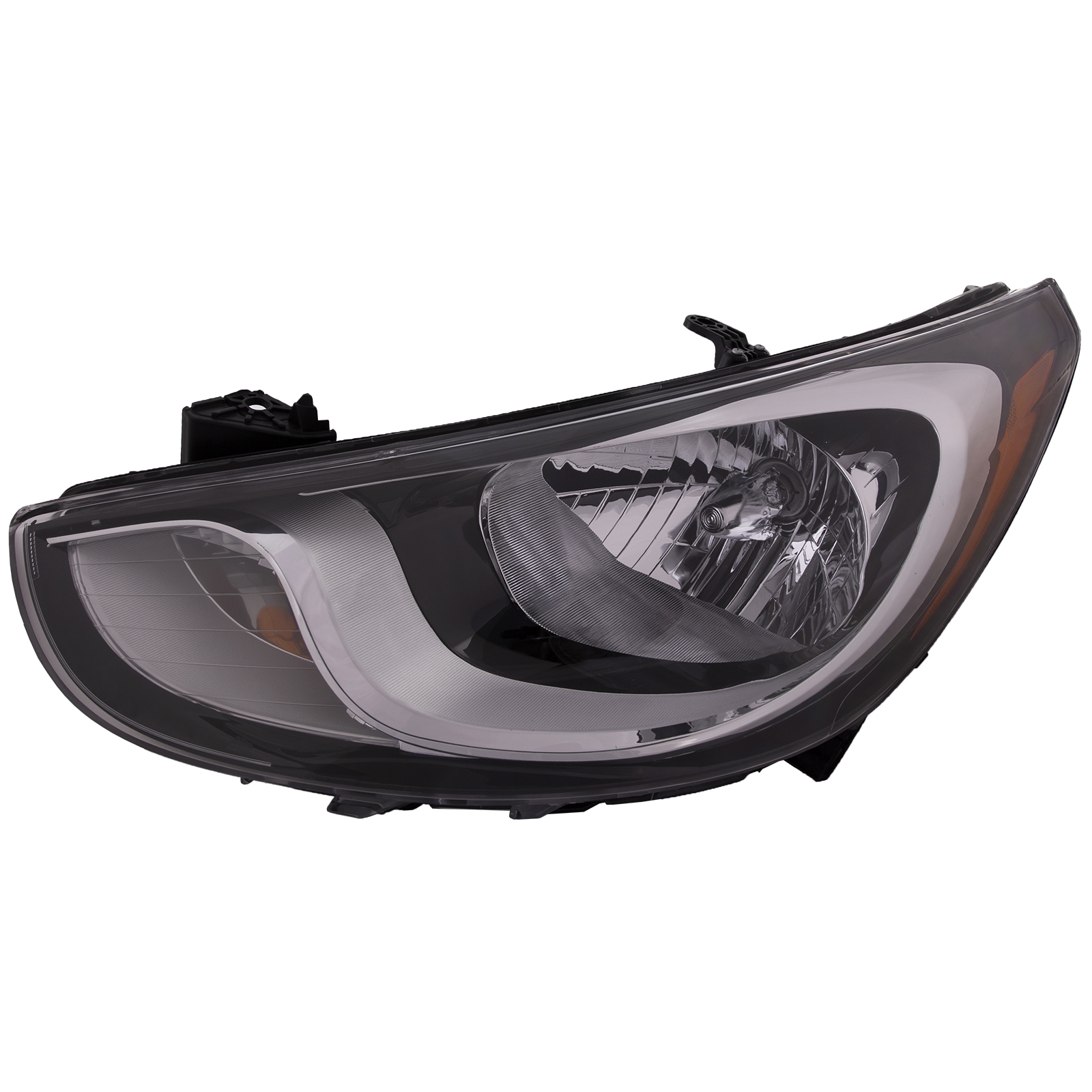 Left Driver Side Headlight For 12-14 Hyundai Accent