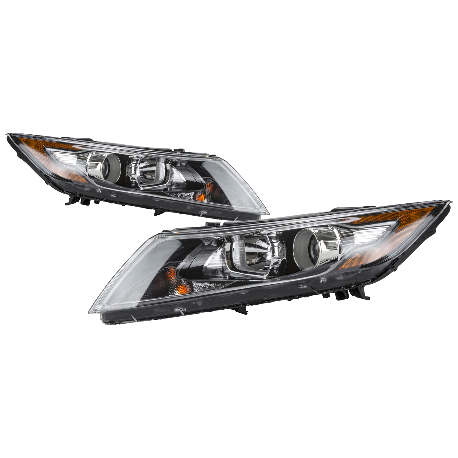 Headlight Set For 11-13 Kia Optima; CAPA Certified