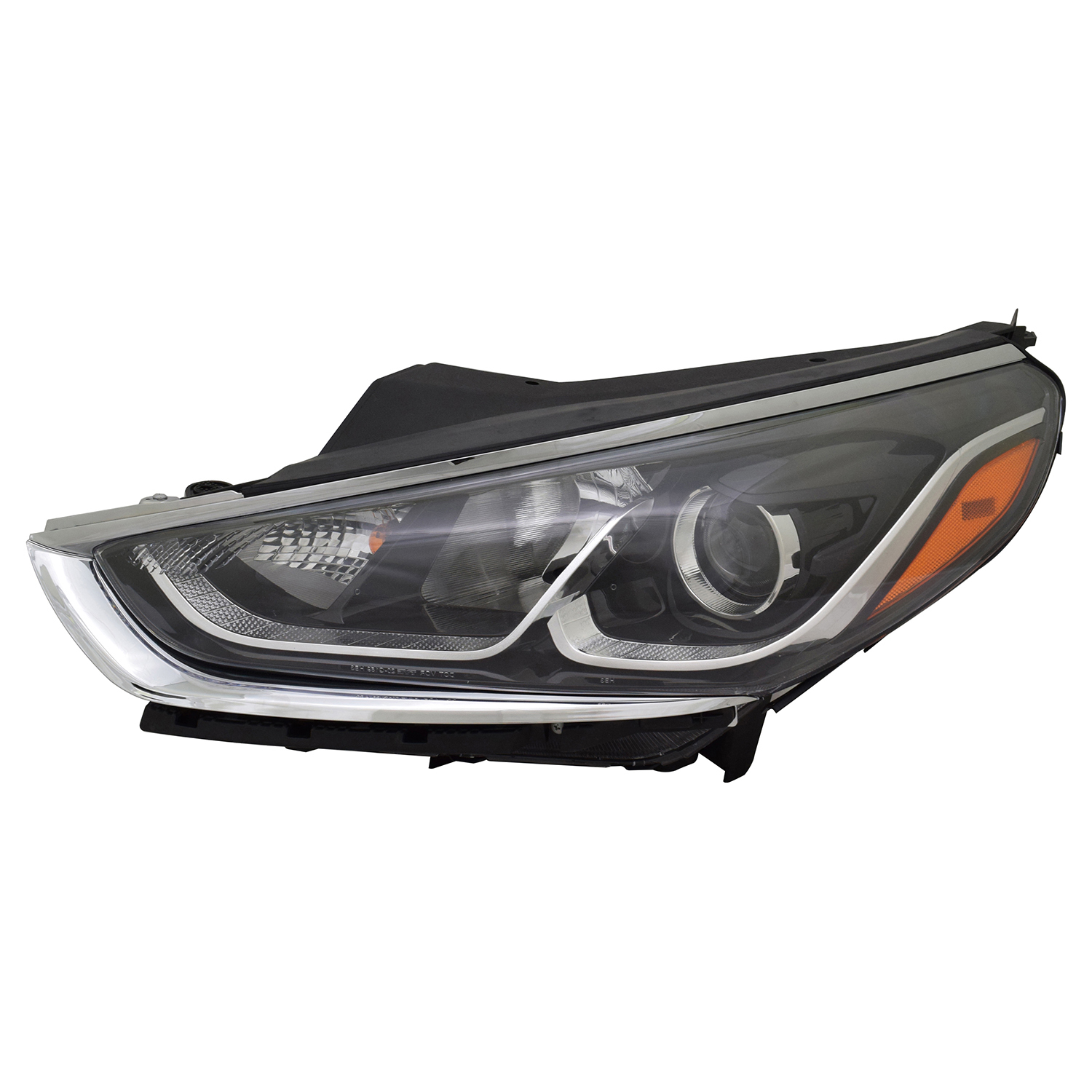 Left Driver Side Headlight For 18-19 Hyundai Sonata; CAPA Certified