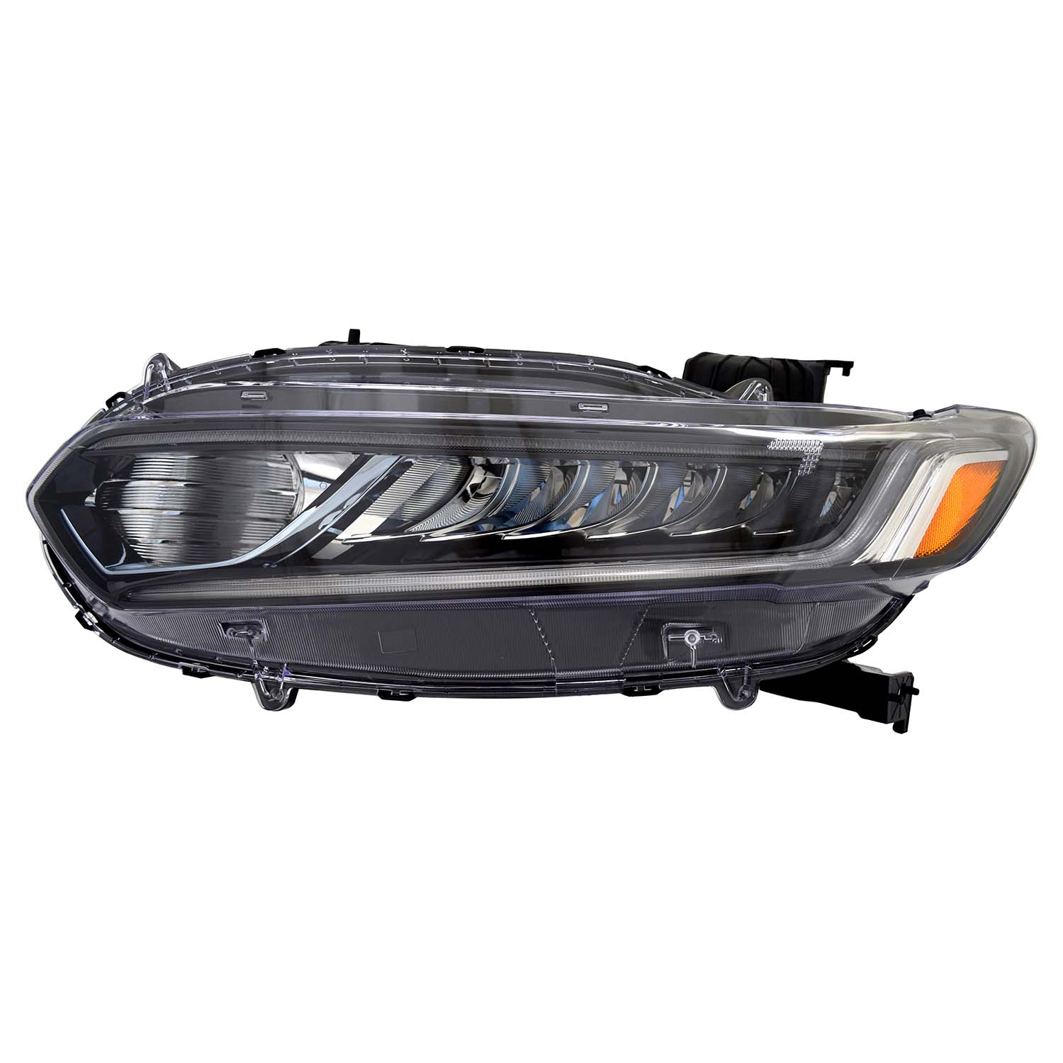 Left Driver Side Headlight For 18-20 Honda Accord; CAPA Certified