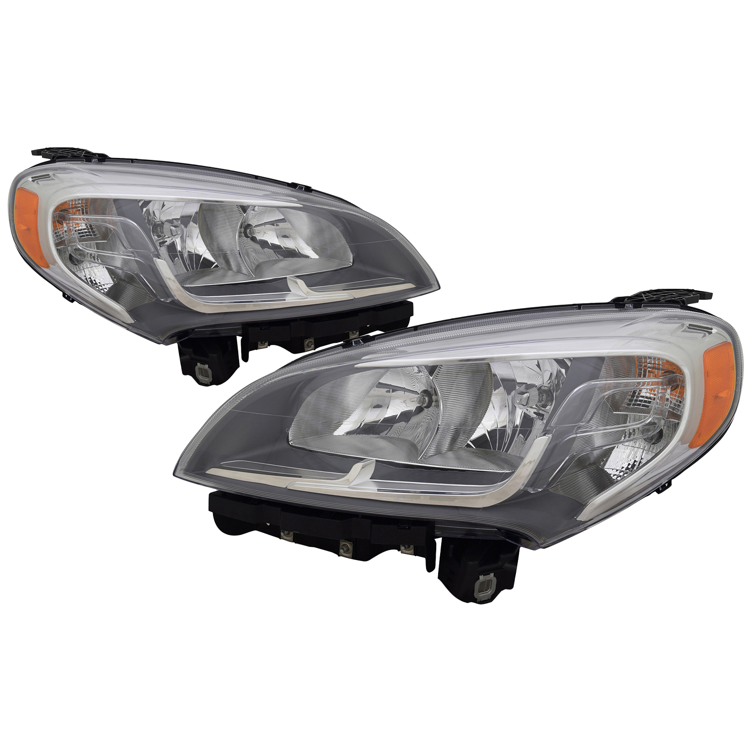 Headlight Set For 15-21 Ram ProMaster City; CAPA Certified
