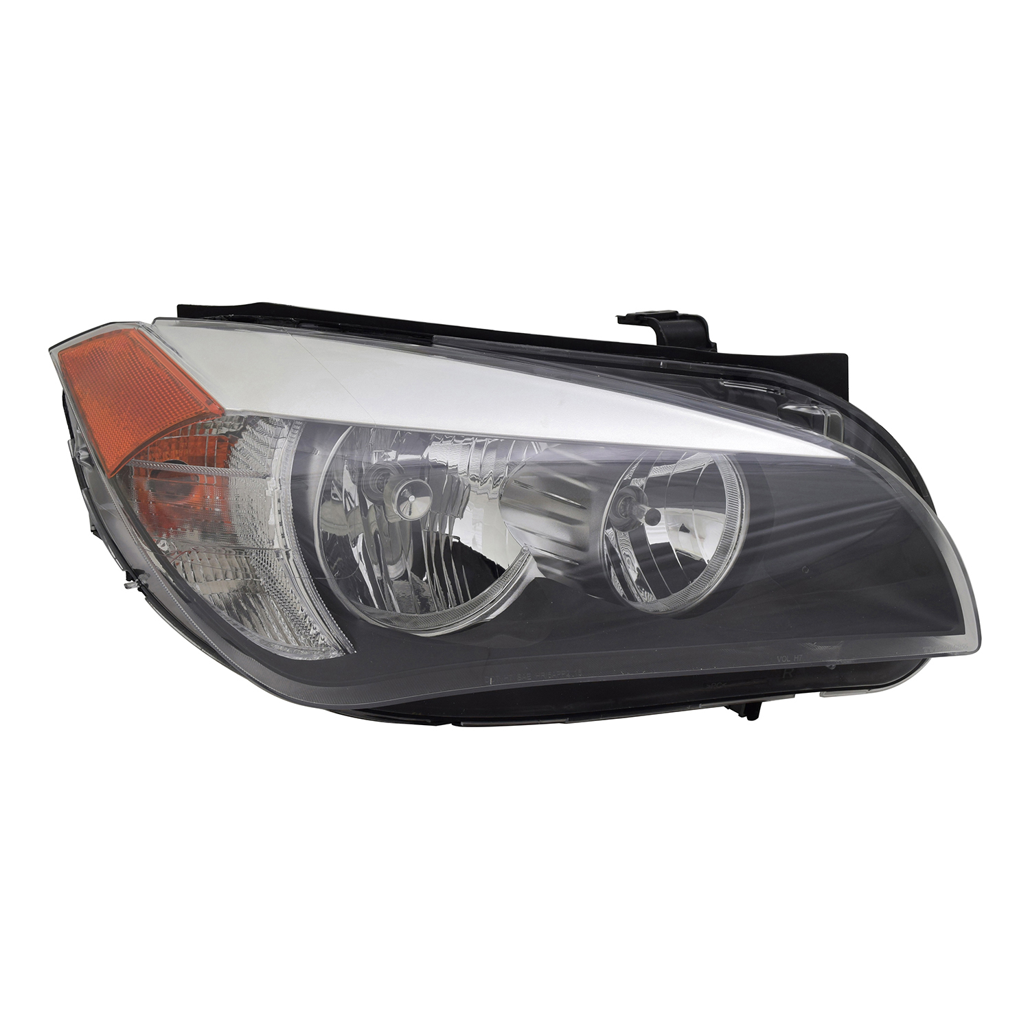 Right Passenger Side Headlight For 13-15 BMW X1; CAPA Certified