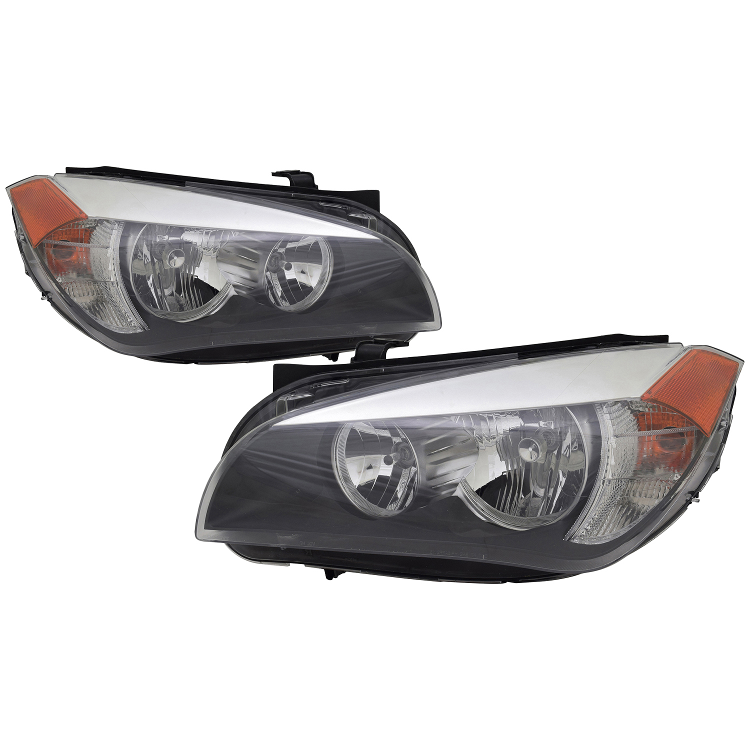 Headlight Set For 13-15 BMW X1; CAPA Certified