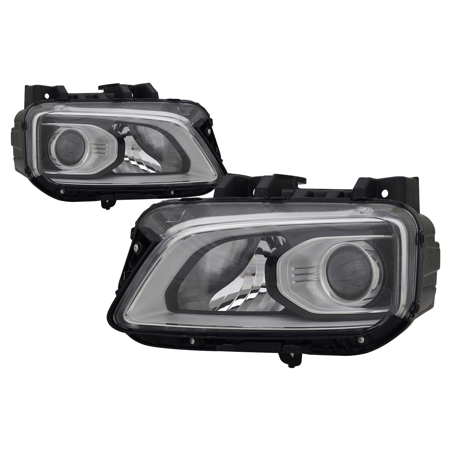 Headlight Set For 18-21 Hyundai Kona; CAPA Certified
