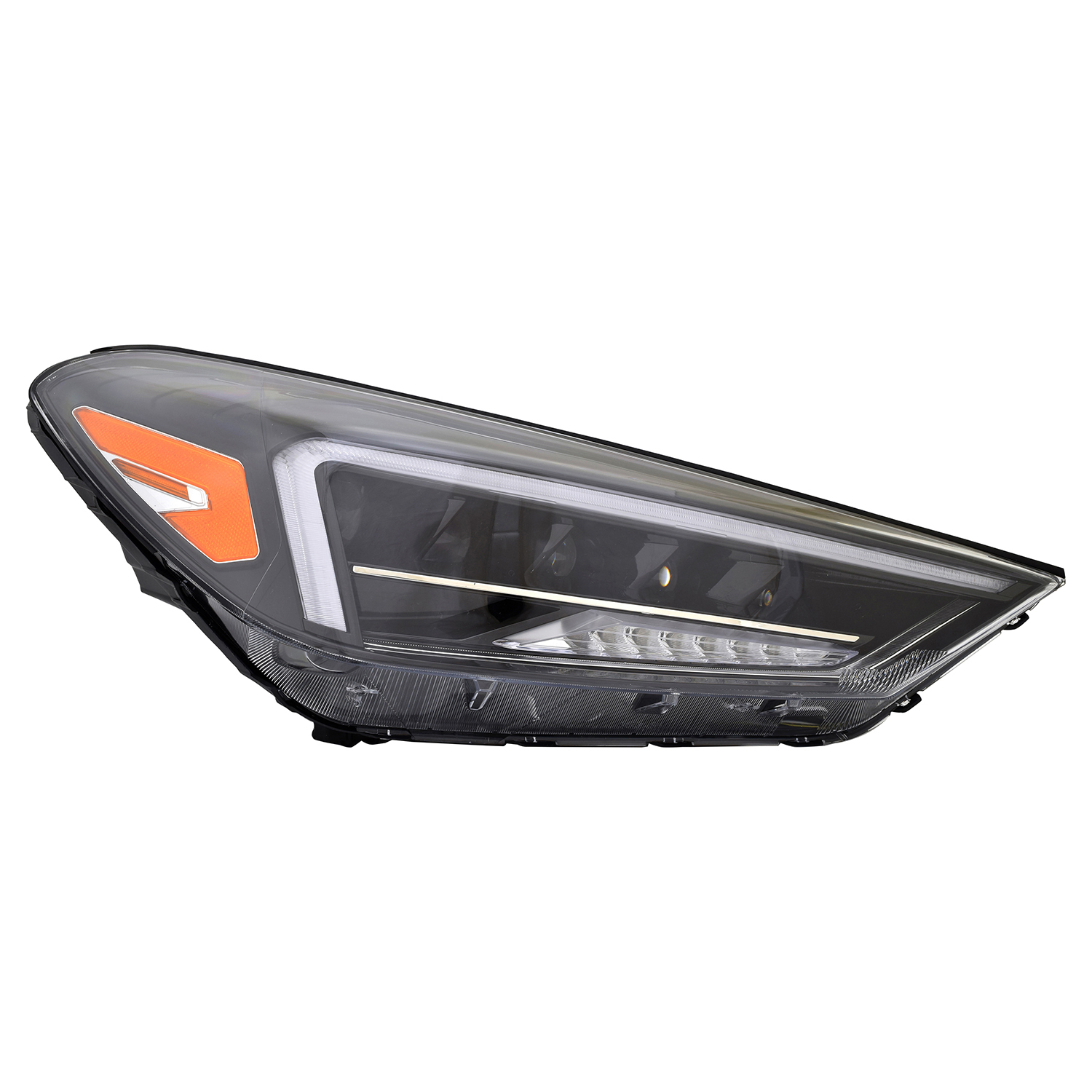 Right Passenger Side Headlight For 19-21 Hyundai Tucson; CAPA Certified