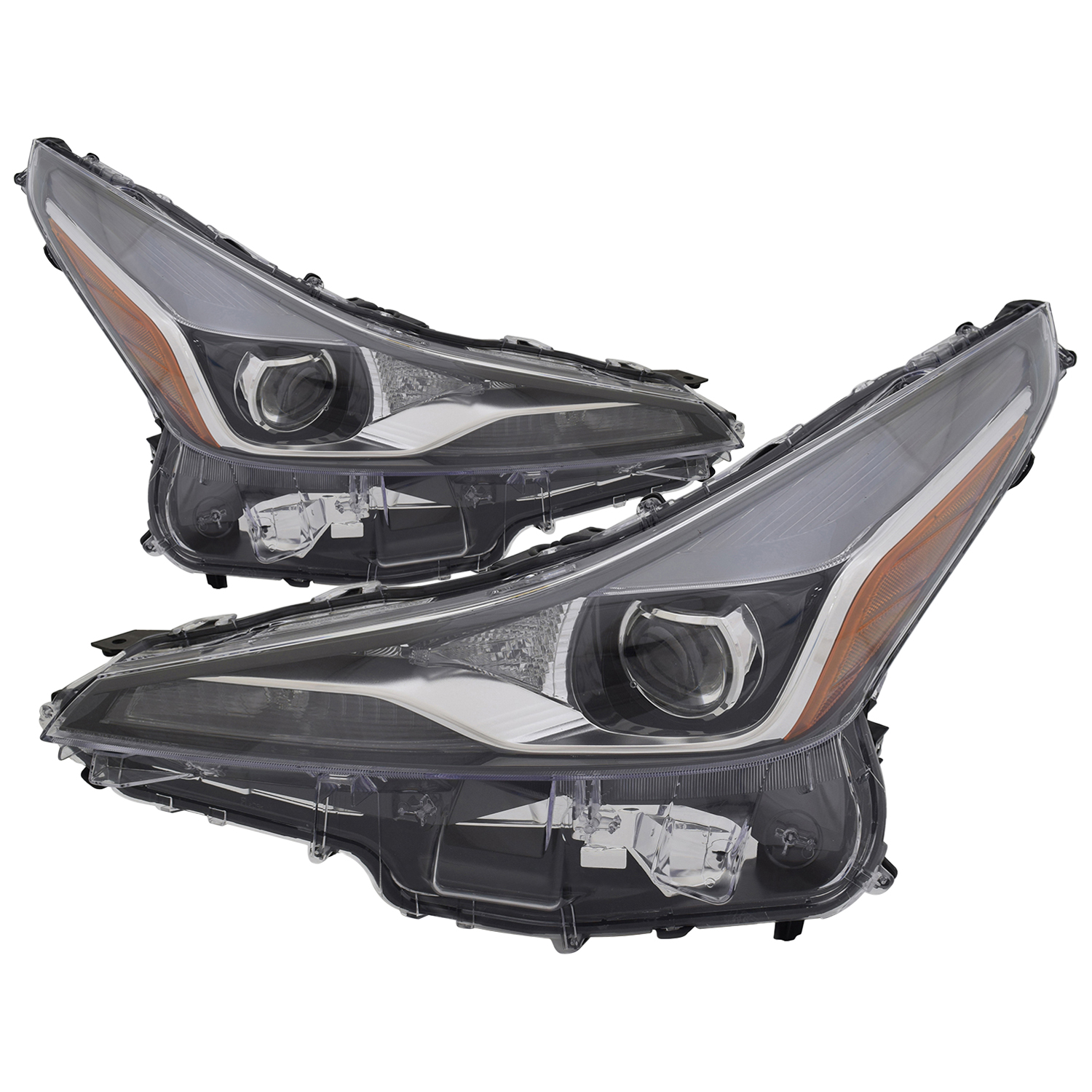 Headlight Set For 19-22 Toyota Prius; CAPA Certified