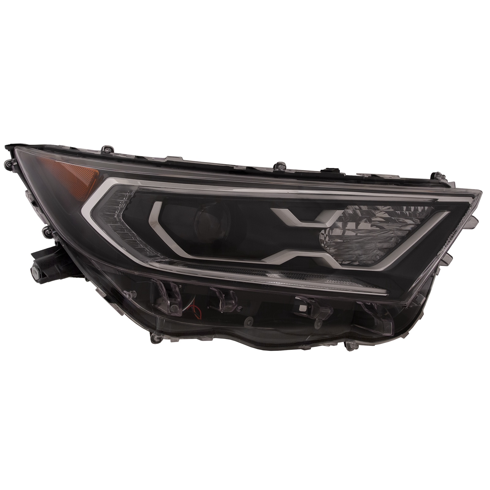 Right Passenger Side Headlight For 19-21 Toyota RAV4