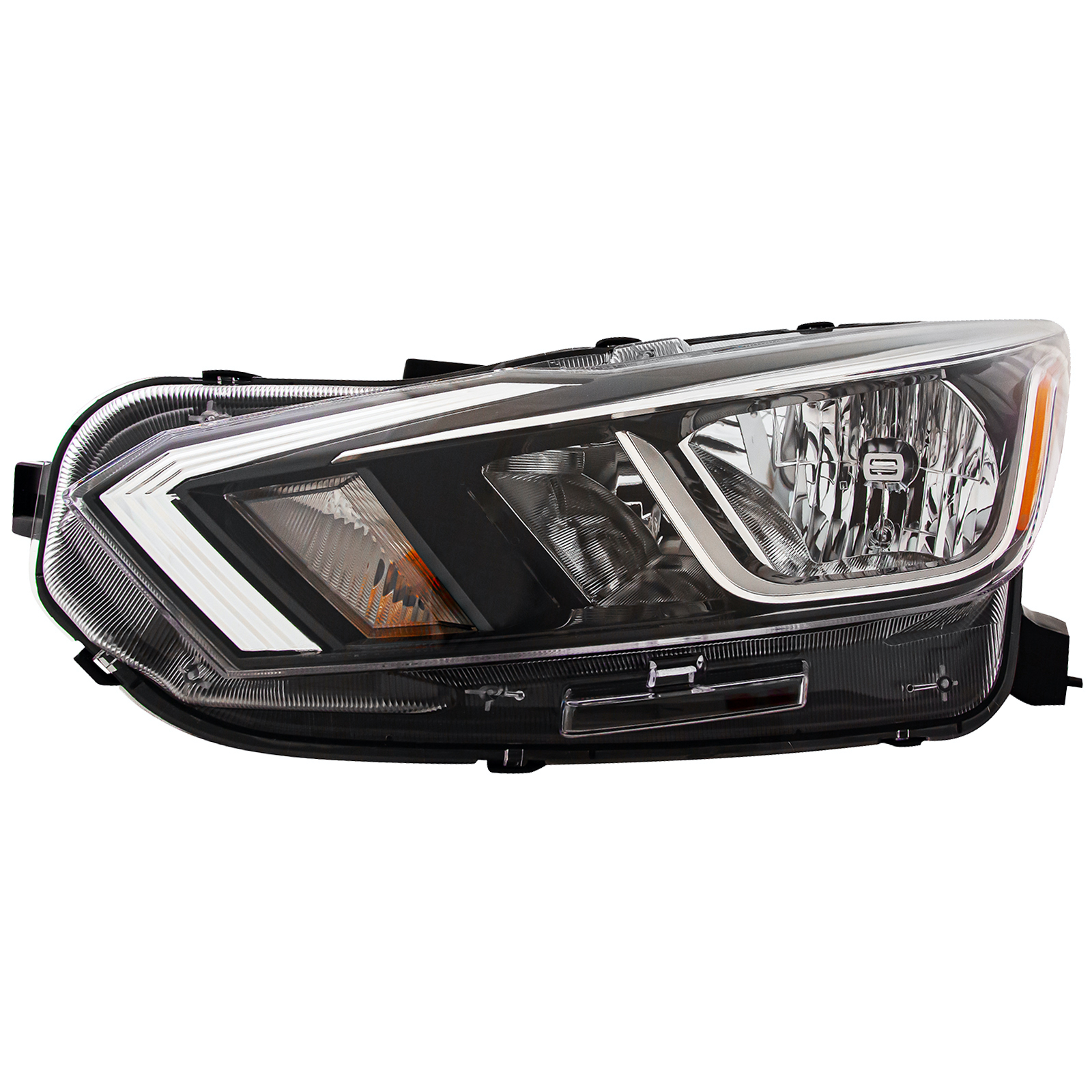 Left Driver Side Headlight For 20-22 Nissan Versa; CAPA Certified