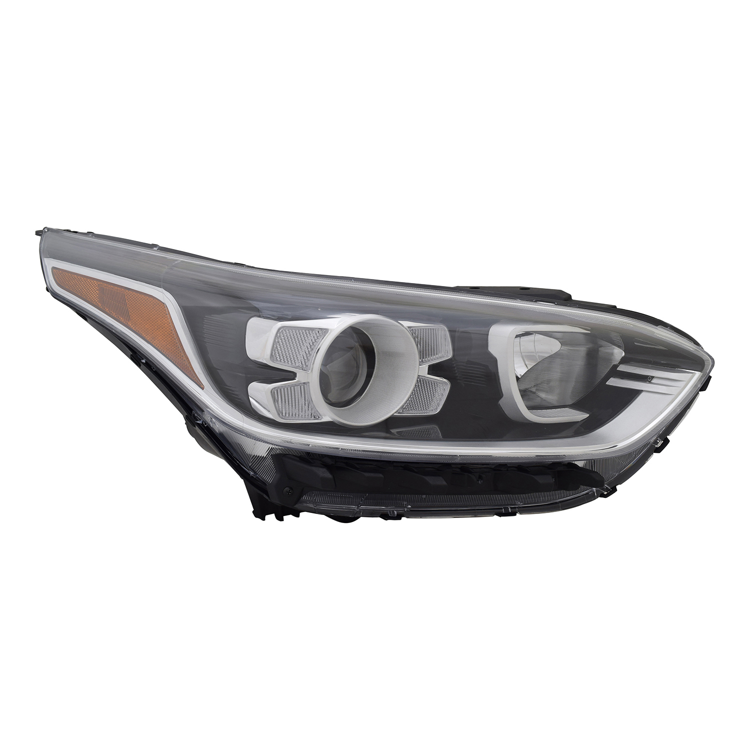 Right Passenger Side Headlight For 19-21 Kia Forte; CAPA Certified