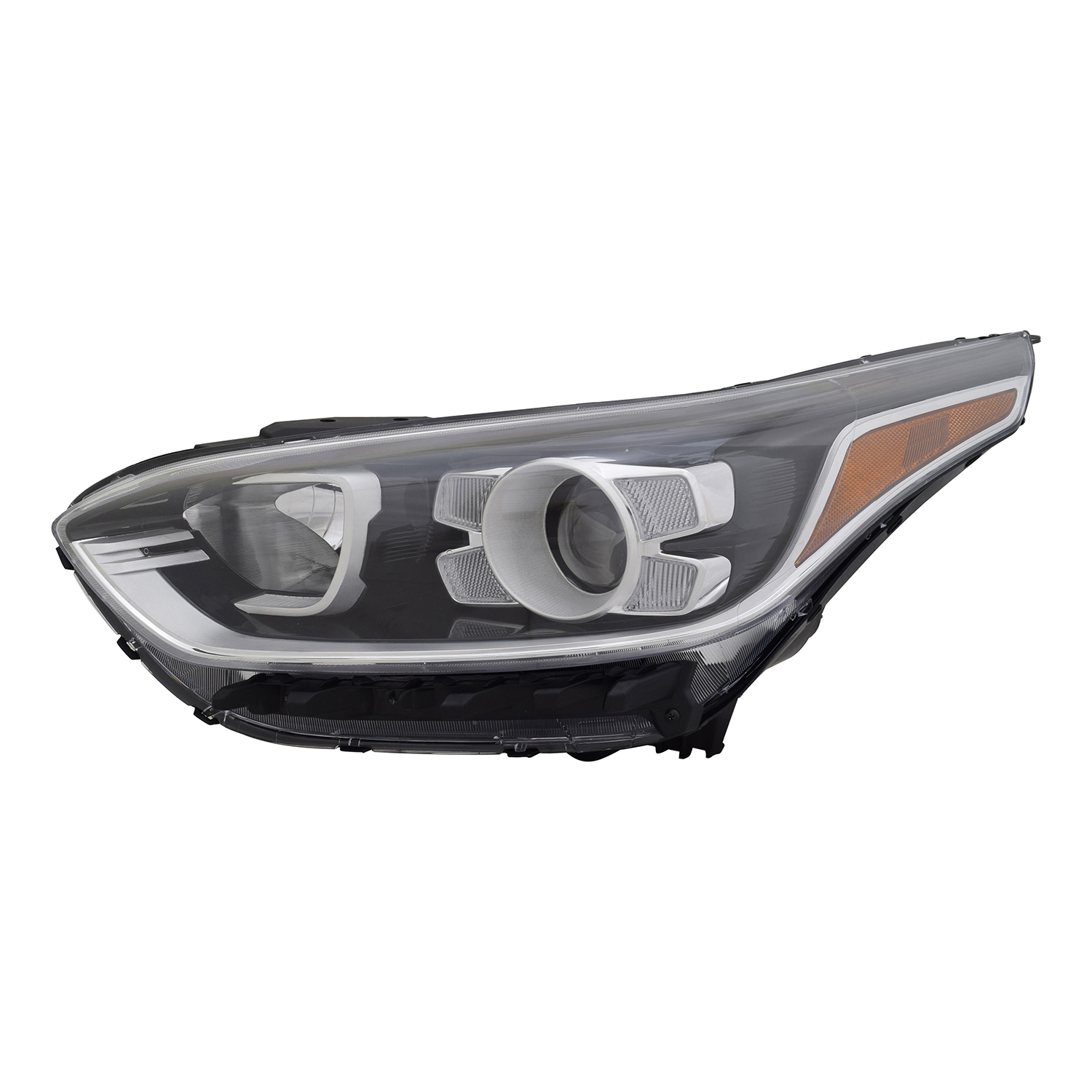 Left Driver Side Headlight For 19-21 Kia Forte; CAPA Certified