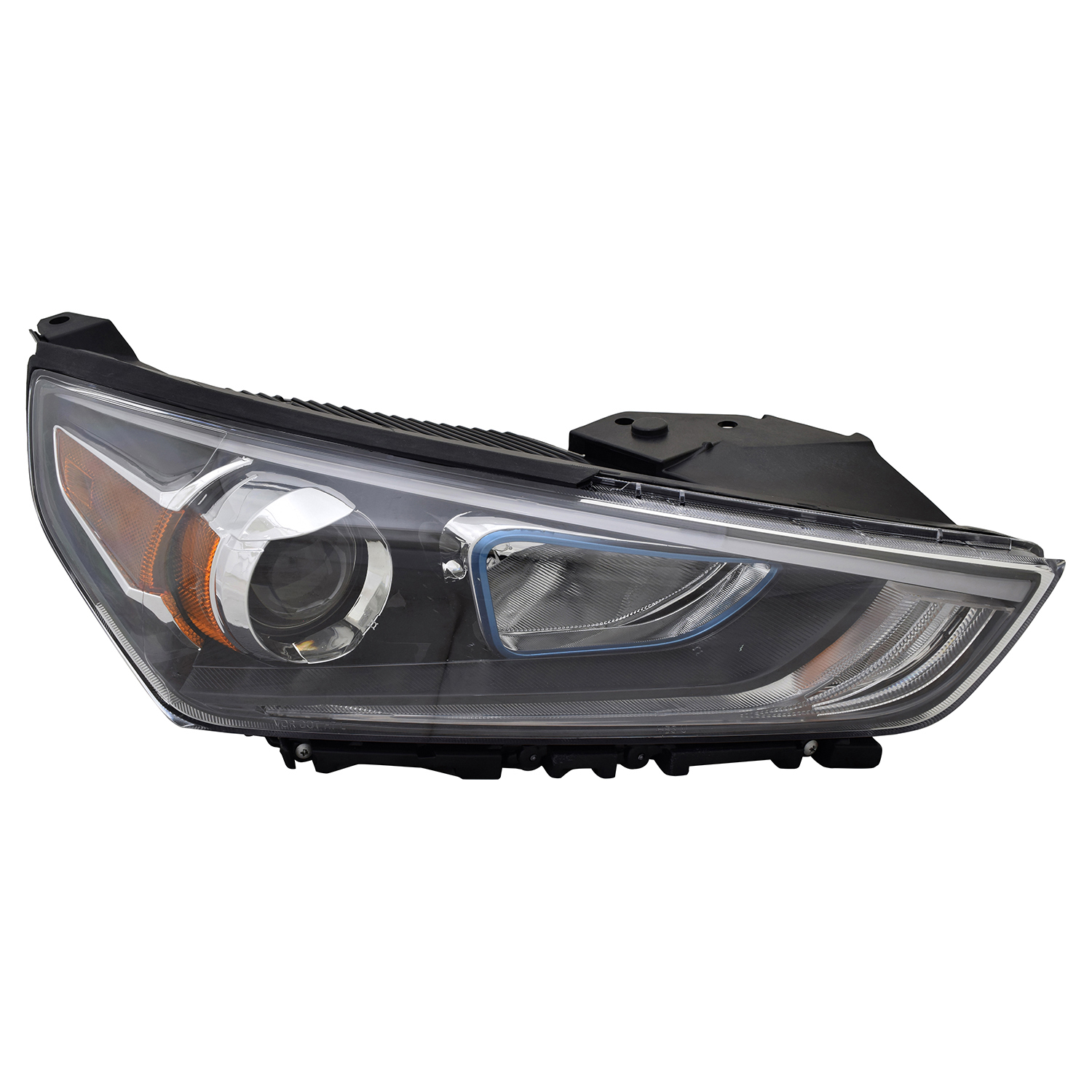 Right Passenger Side Headlight For 17-19 Hyundai Ioniq