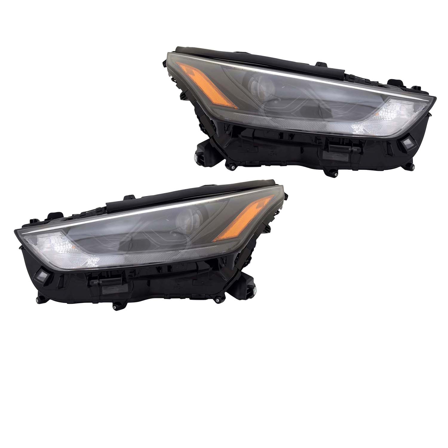 Headlight Set For 21-25 Toyota Highlander; CAPA Certified