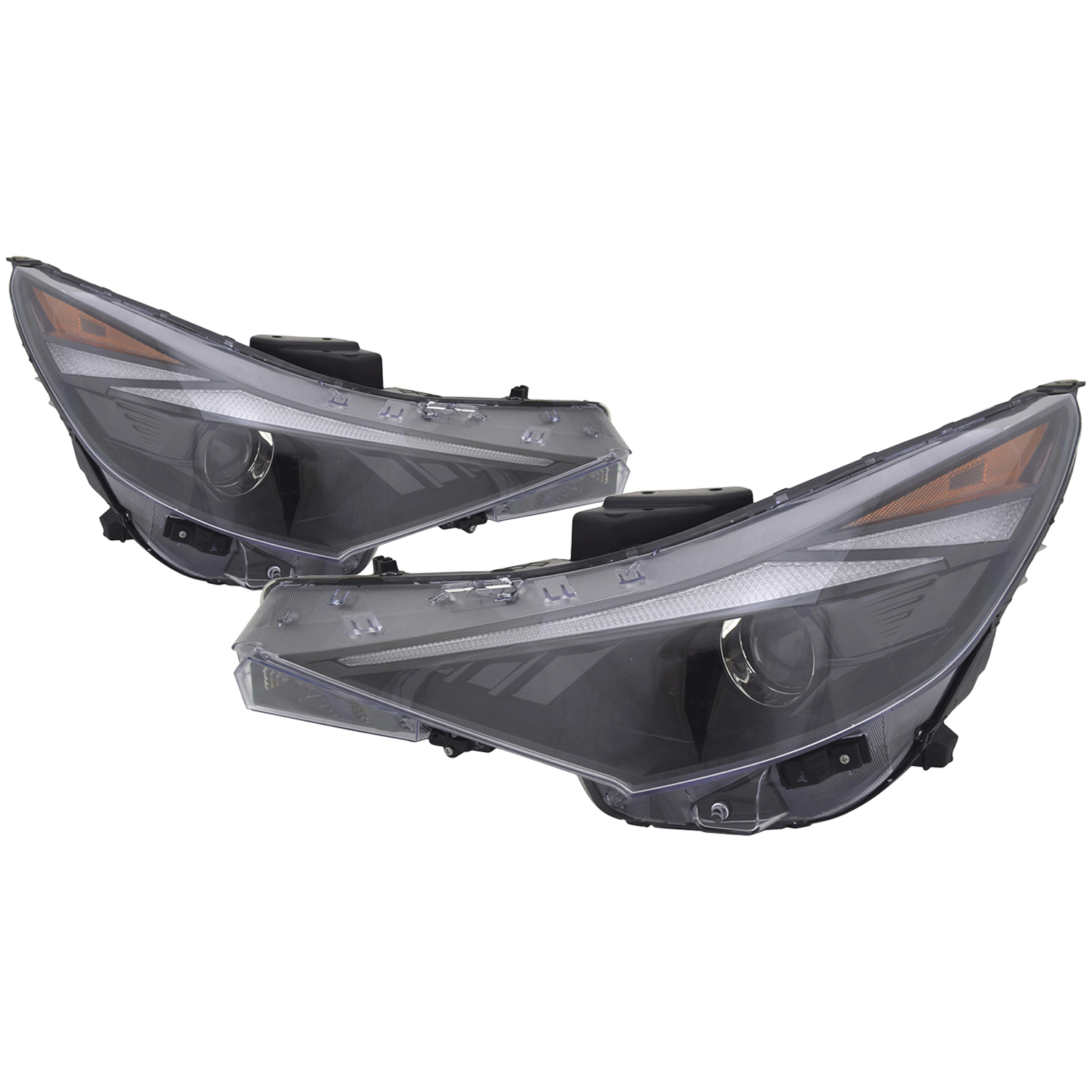 Headlight Set For 21-22 Hyundai Elantra; CAPA Certified