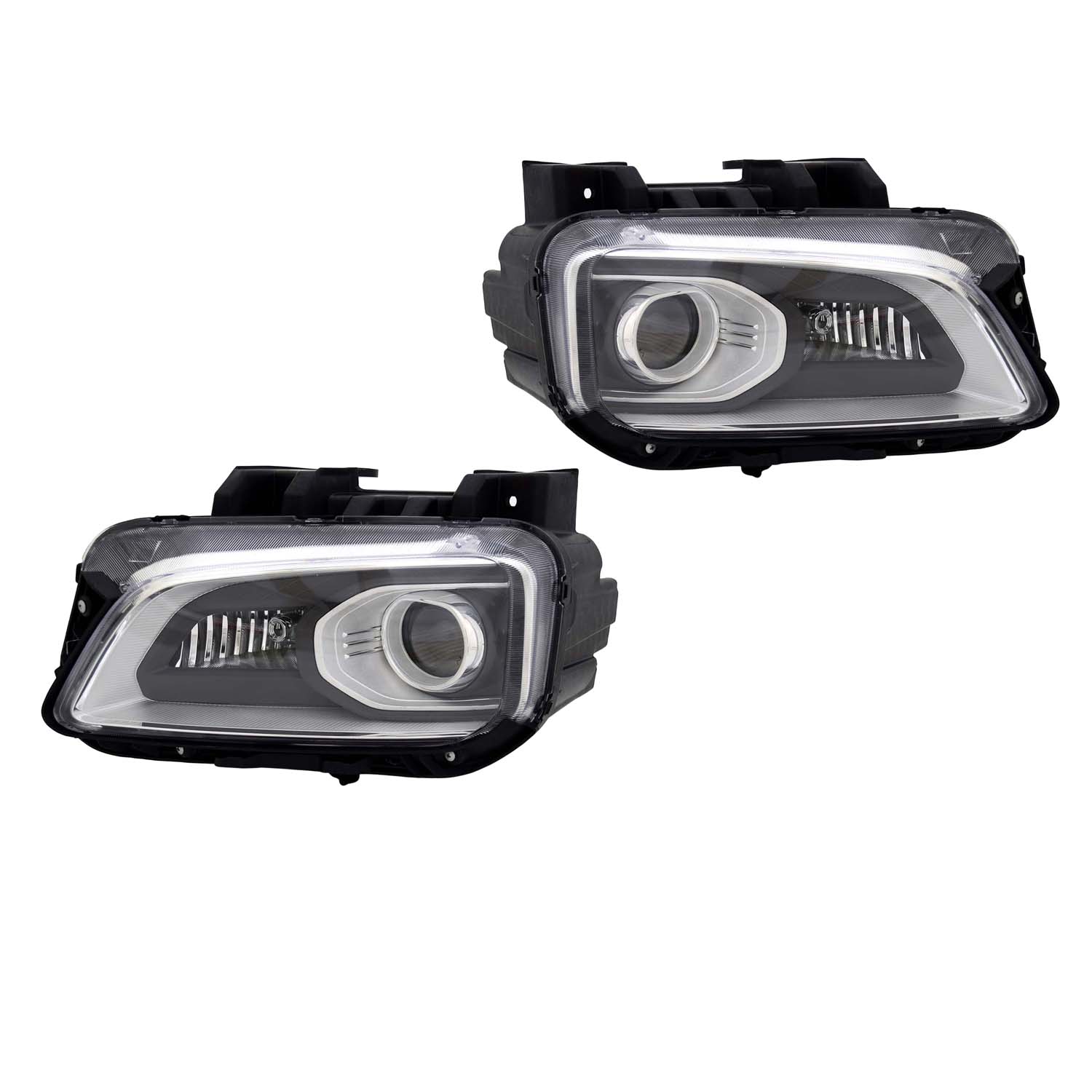 Headlight Set For 18-21 Hyundai Kona; CAPA Certified