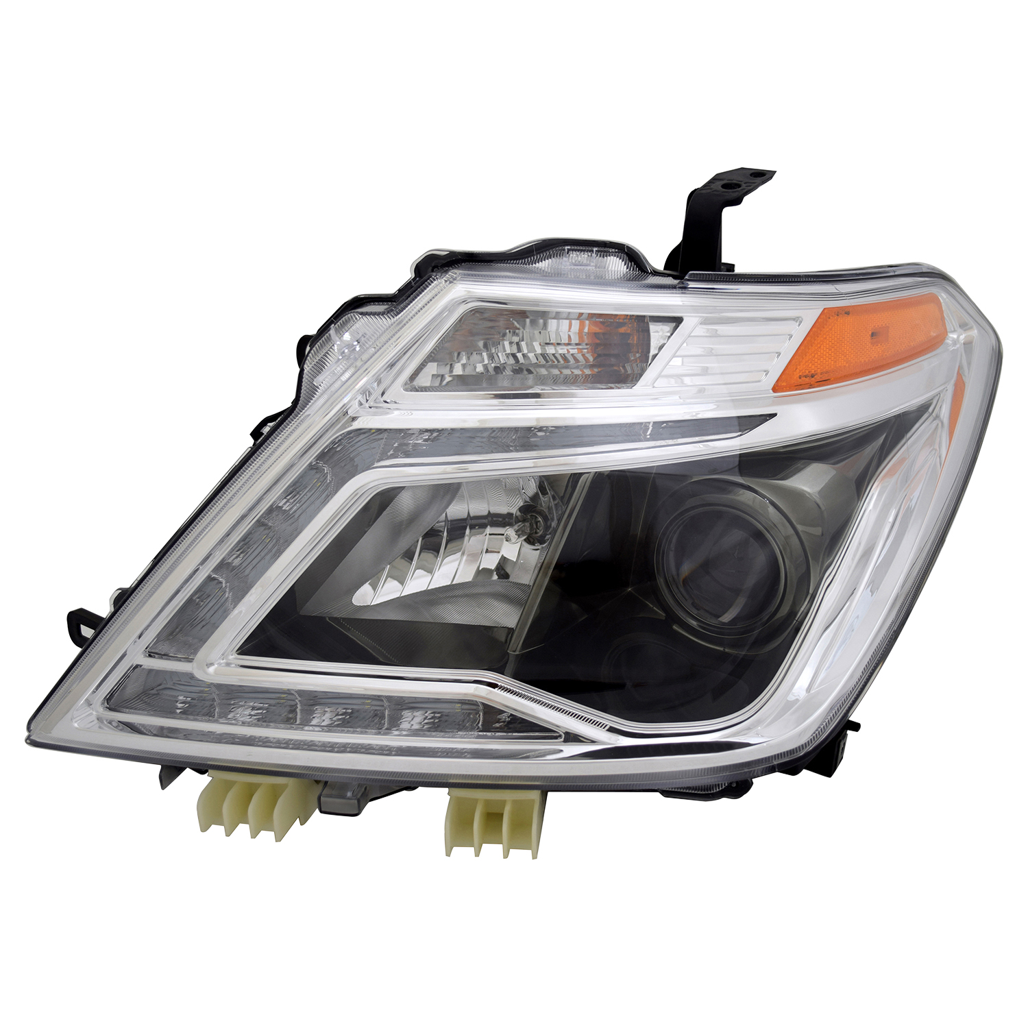 Left Driver Side Headlight For 17-20 Nissan Armada; CAPA Certified
