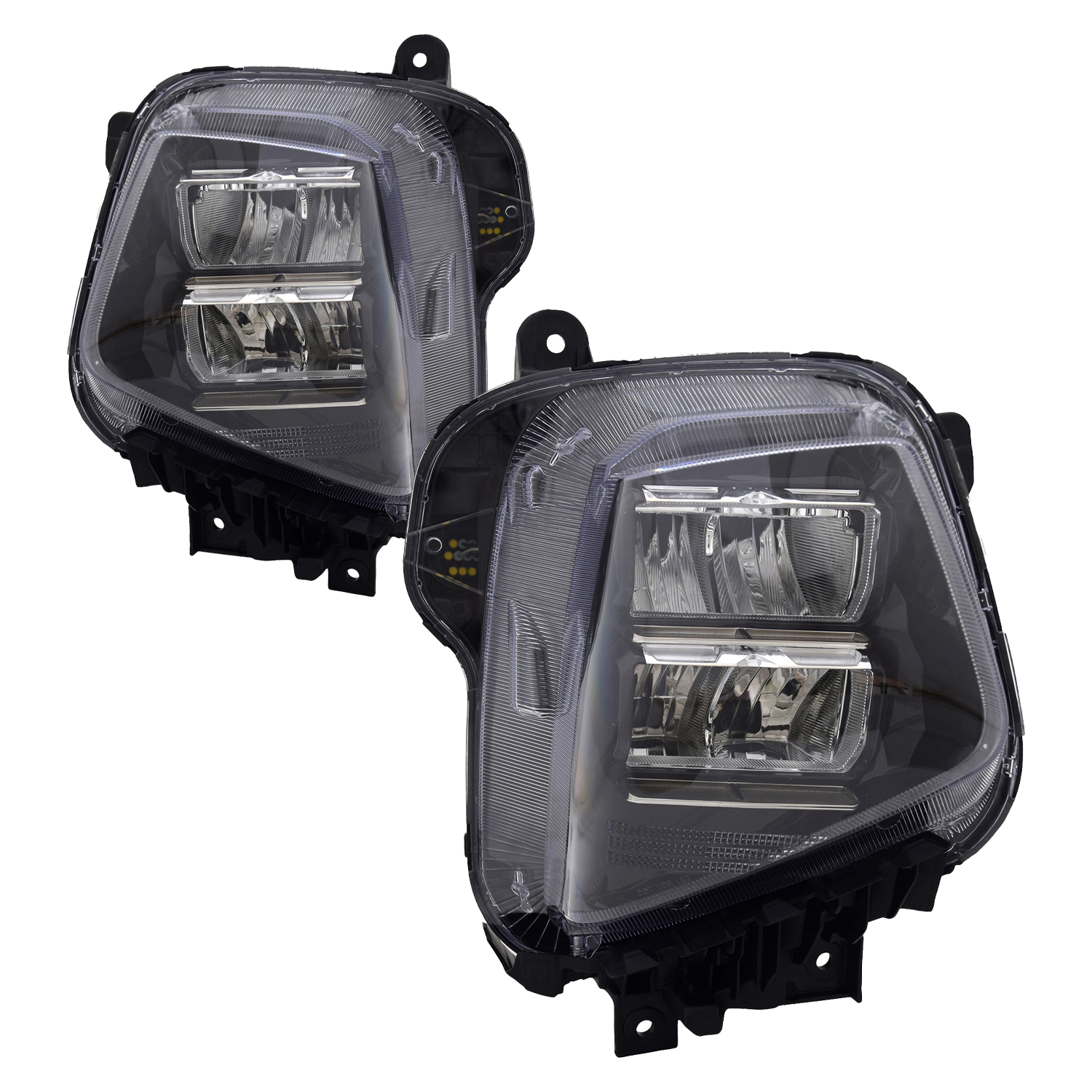 Headlight Set For 22-24 Hyundai Tucson; CAPA Certified