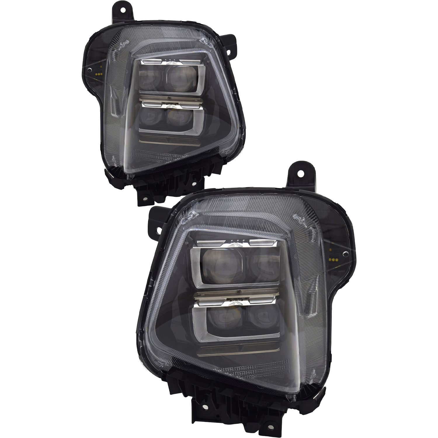 Headlight Set For 22-24 Hyundai Tucson; CAPA Certified