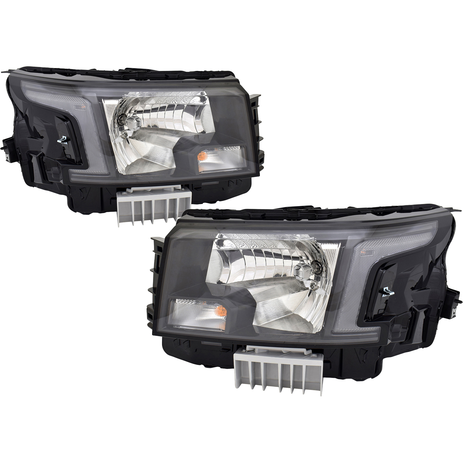 Headlight Set For 22-25 Nissan Frontier; CAPA Certified