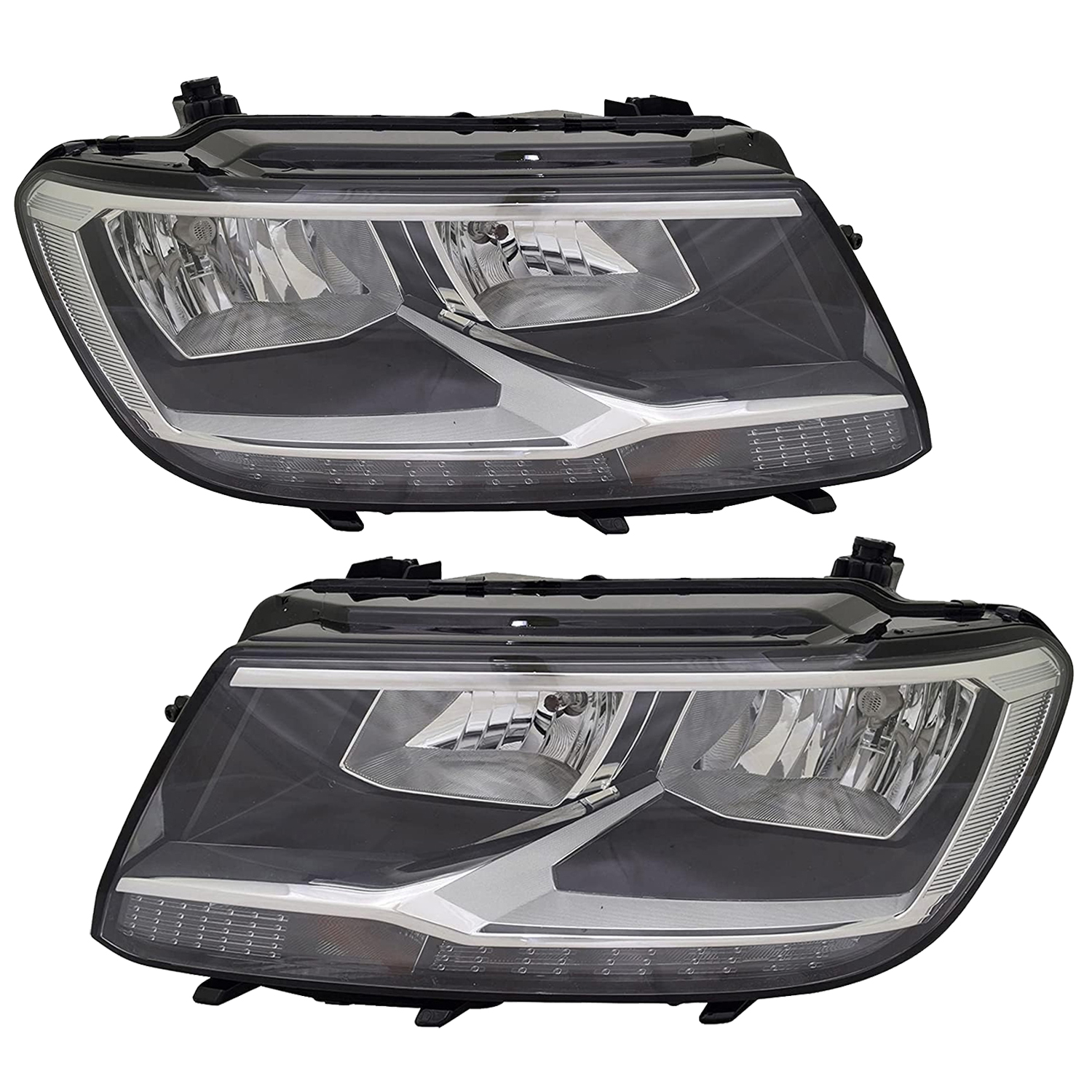 Headlight Set For 22-24 Volkswagen Tiguan; CAPA Certified