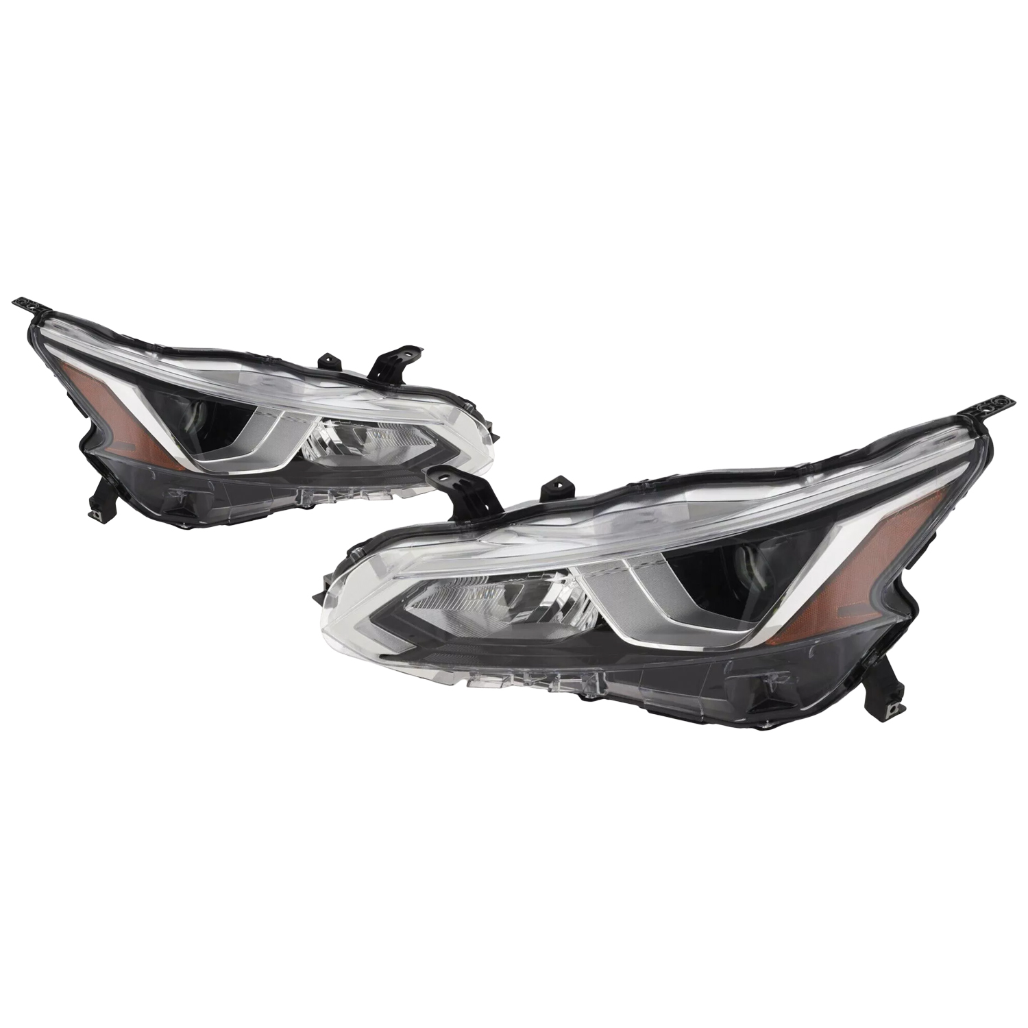Headlight Set For 23-25 Nissan Altima; CAPA Certified
