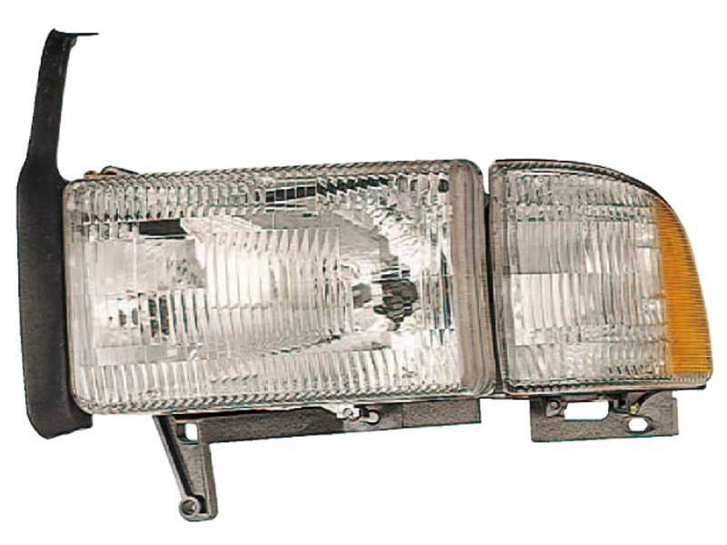 Halogen Headlight Left Driver CAPA Fits 1994-2002 Dodge Ram Truck (Non-Sport Package)