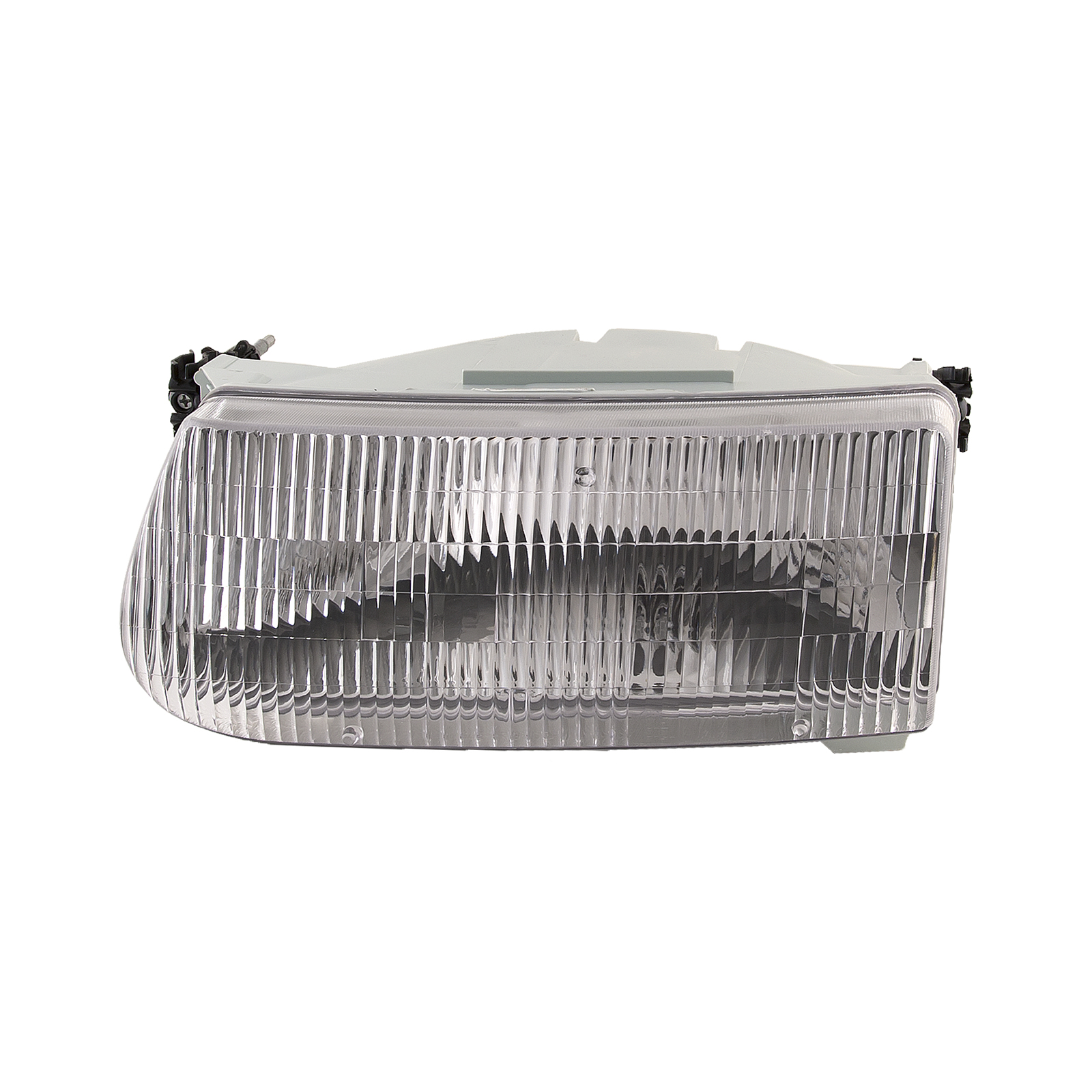 Left Driver Side Headlight For 95-01 Ford Explorer, 01 Ford Explorer Sport Trac, 97 Mercury Mountaineer; CAPA Certified