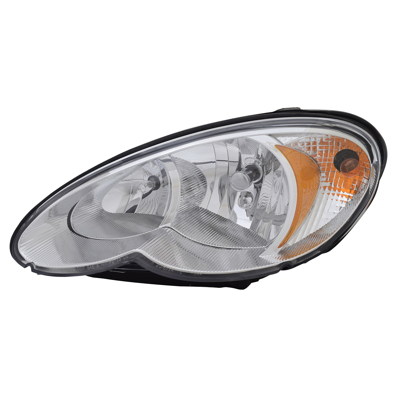 Left Driver Side Headlight For 06-10 Chrysler PT Cruiser; CAPA Certified