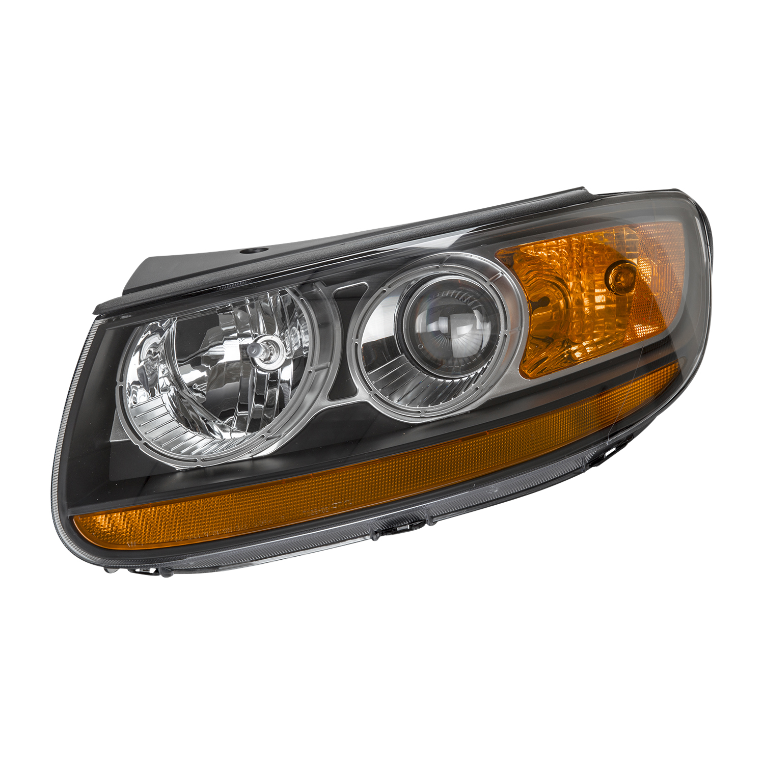 Left Driver Side Headlight For 07-08 Hyundai Santa Fe; CAPA Certified