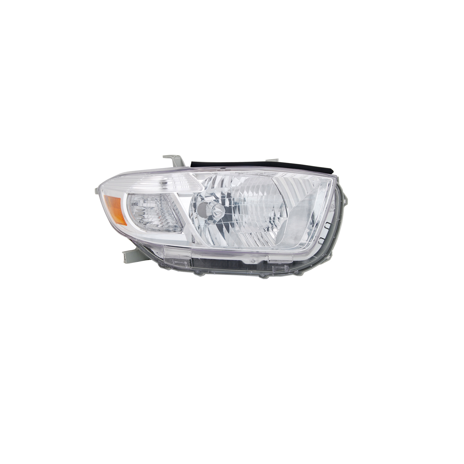 Right Passenger Side Headlight For 08-10 Toyota Highlander; CAPA Certified