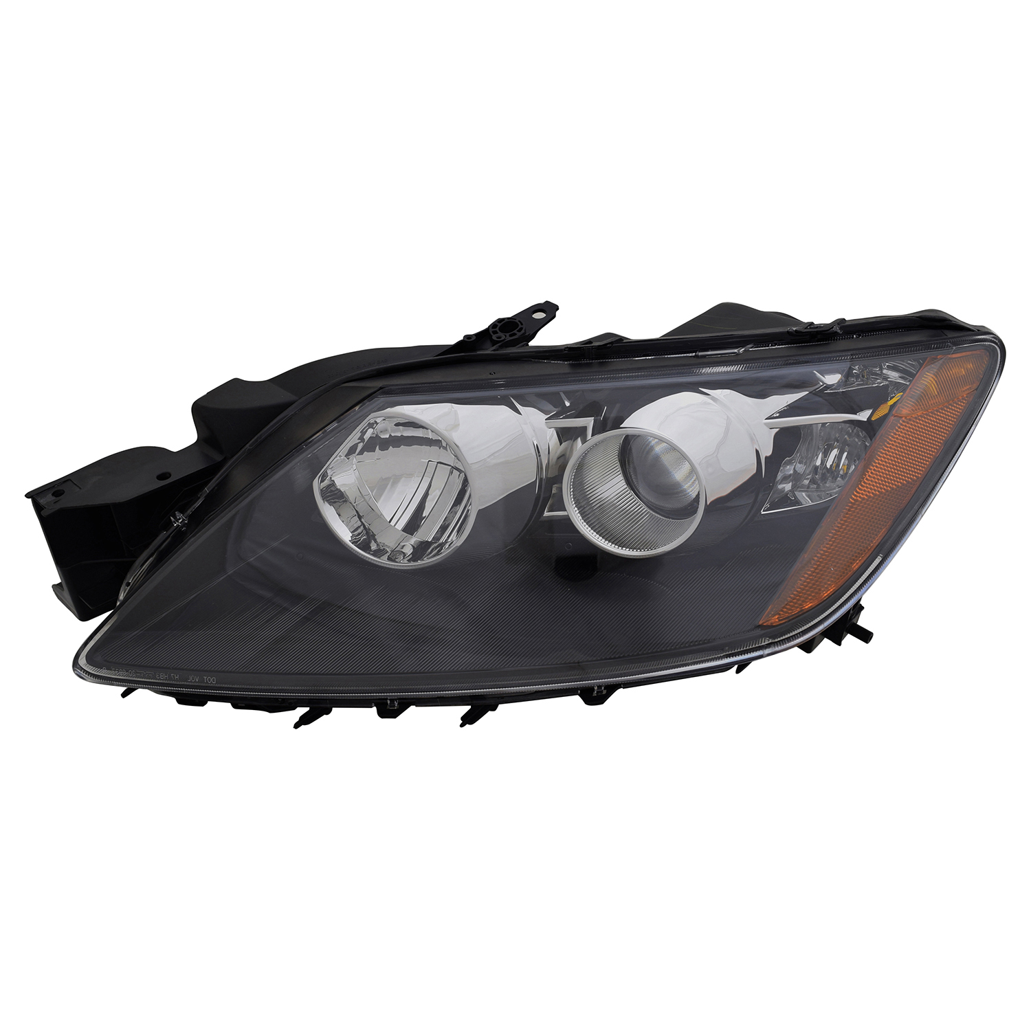 Left Driver Side Headlight For 10-11 Mazda CX-7; CAPA Certified