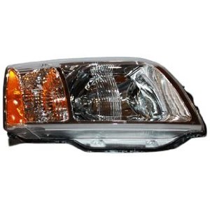 Right Passenger Side Headlight For 04-11 Mitsubishi Endeavor; CAPA Certified